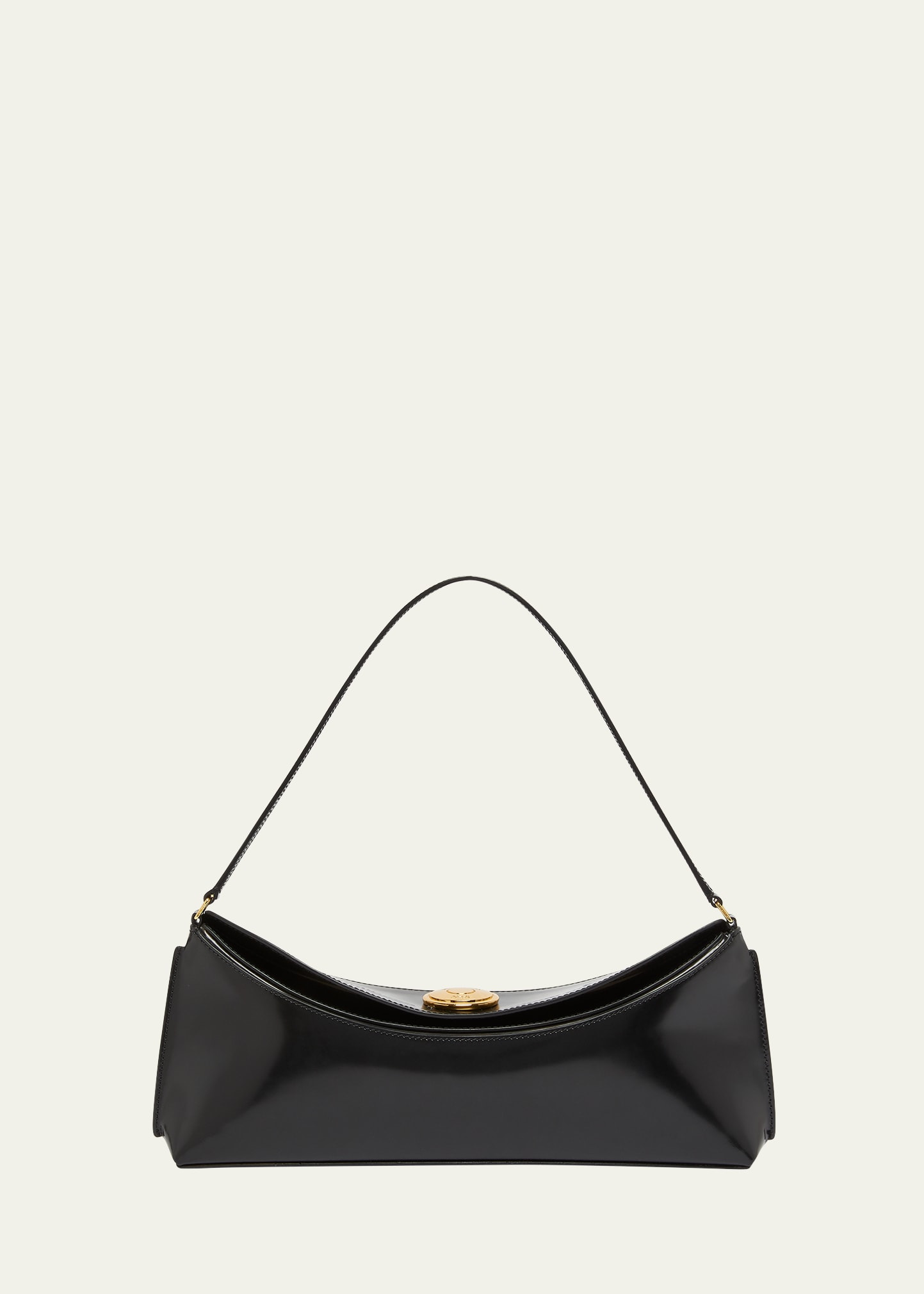 Le Calisso Patent Leather Shoulder Bag - 1