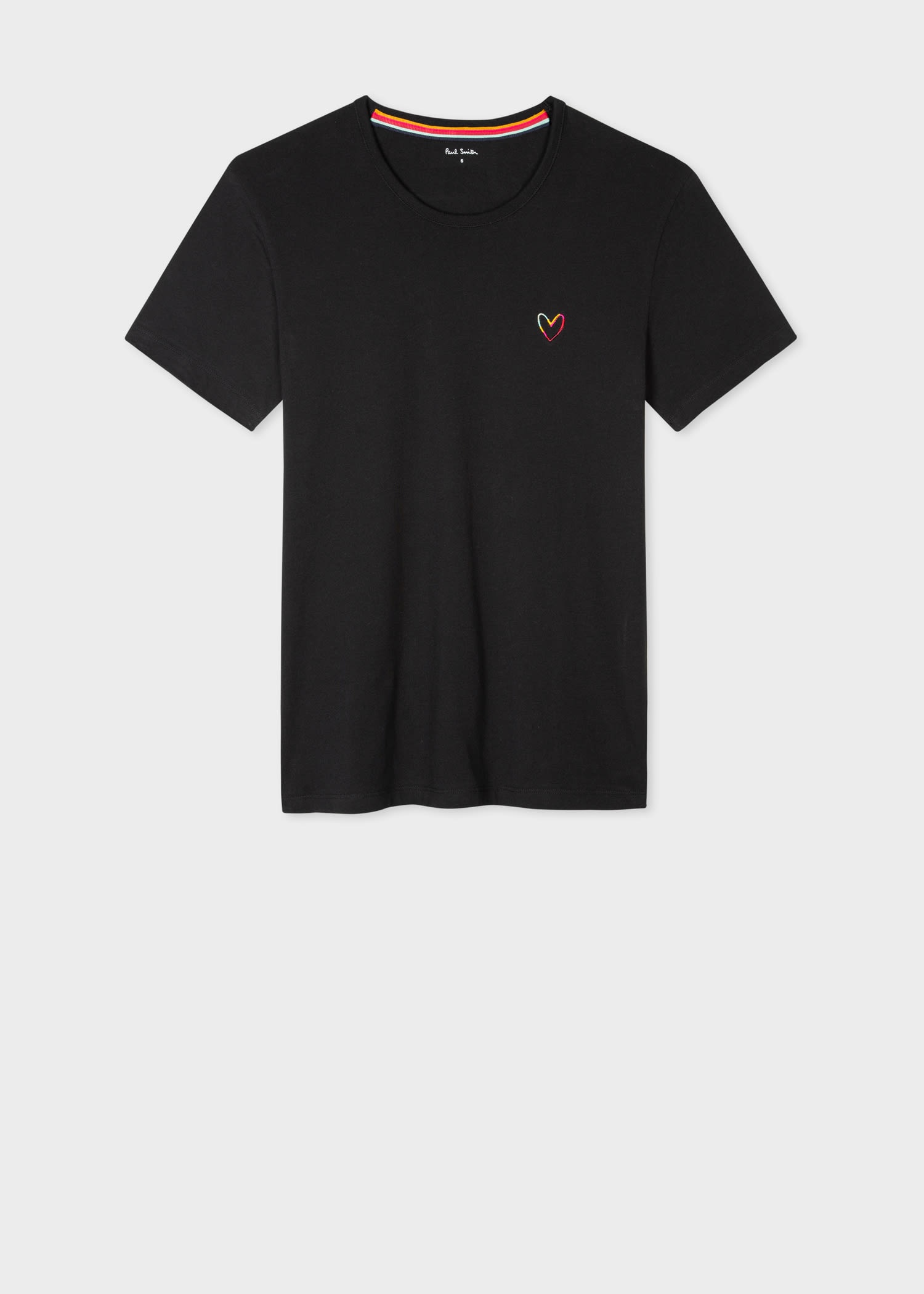 Lounge Embroidered 'Swirl' Heart T-Shirt - 1