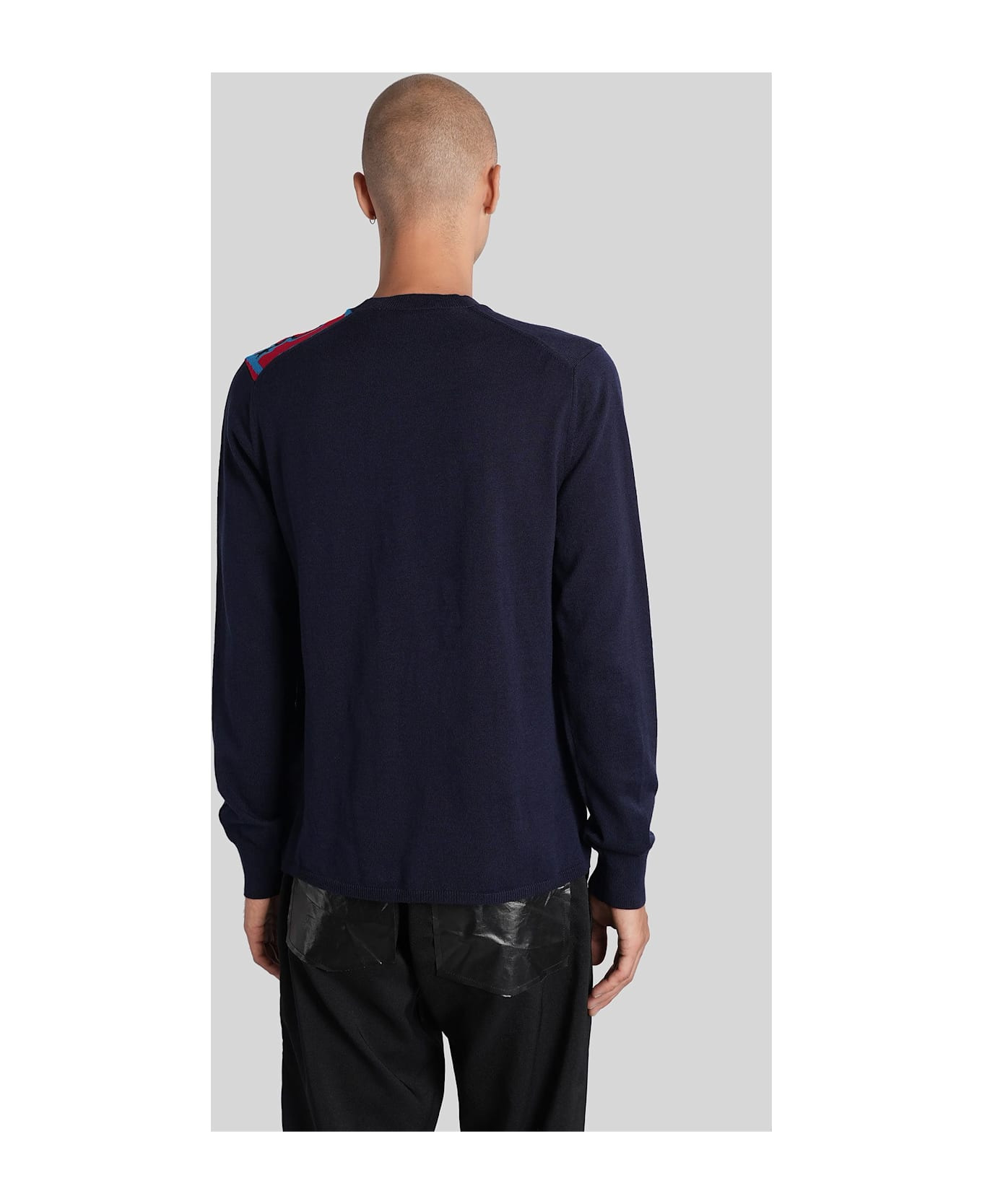 Knitwear In Blue Acrylic - 3