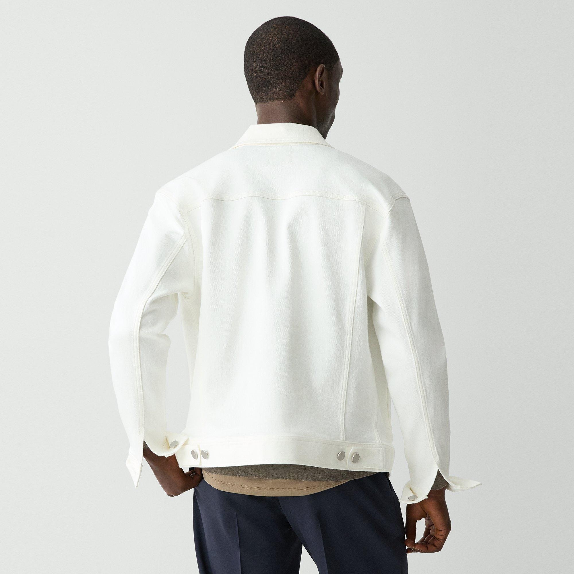 City Trucker Jacket in Stretch Denim - 4