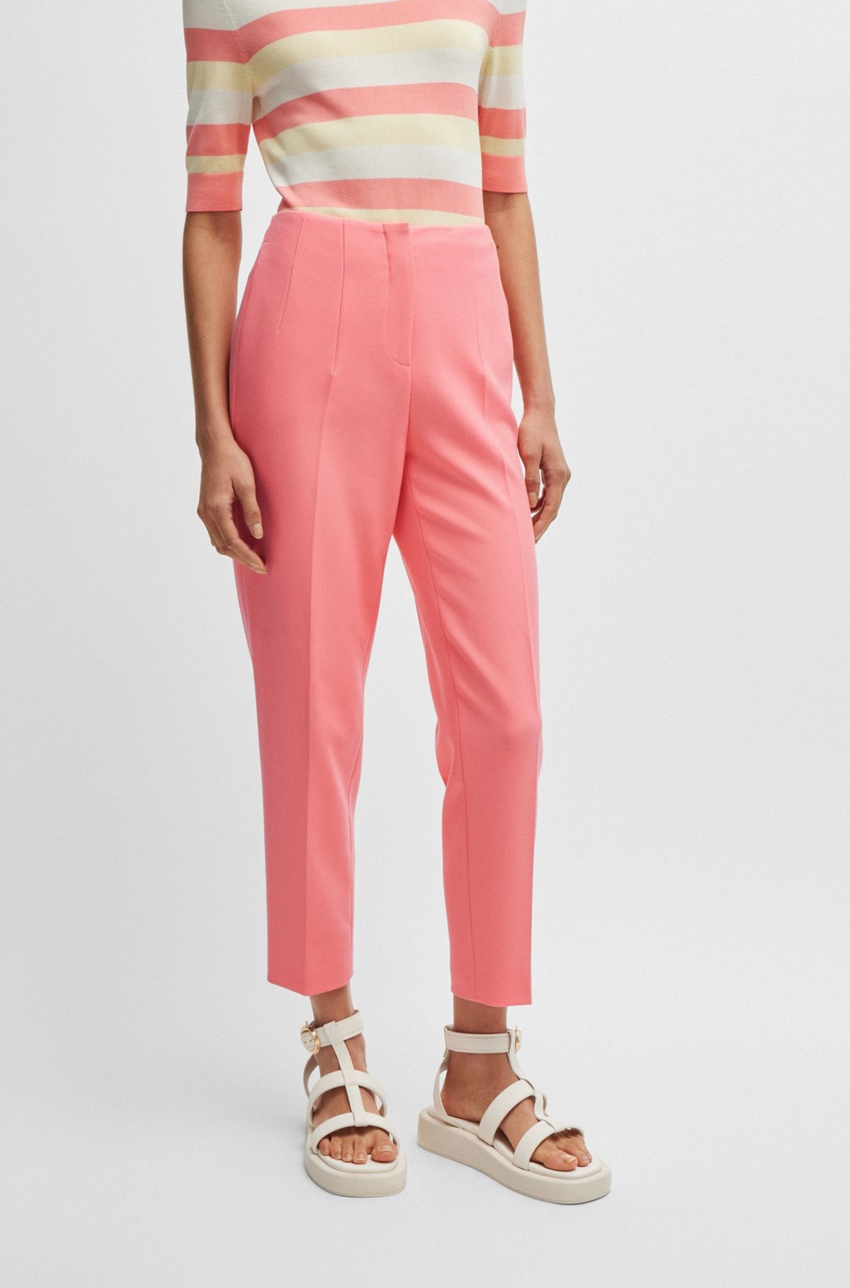 RELAXED-FIT TROUSERS WITH A TAPERED LEG - 2