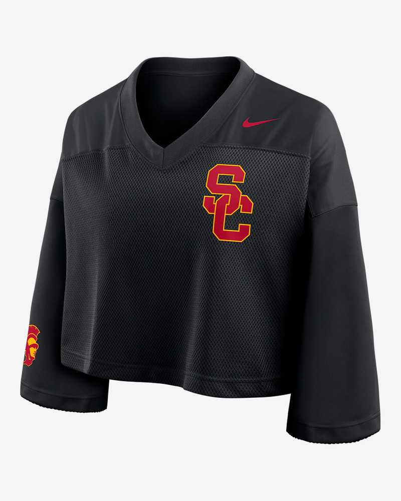 USC Jersey Women's Nike Dri-FIT College Cropped Top 1