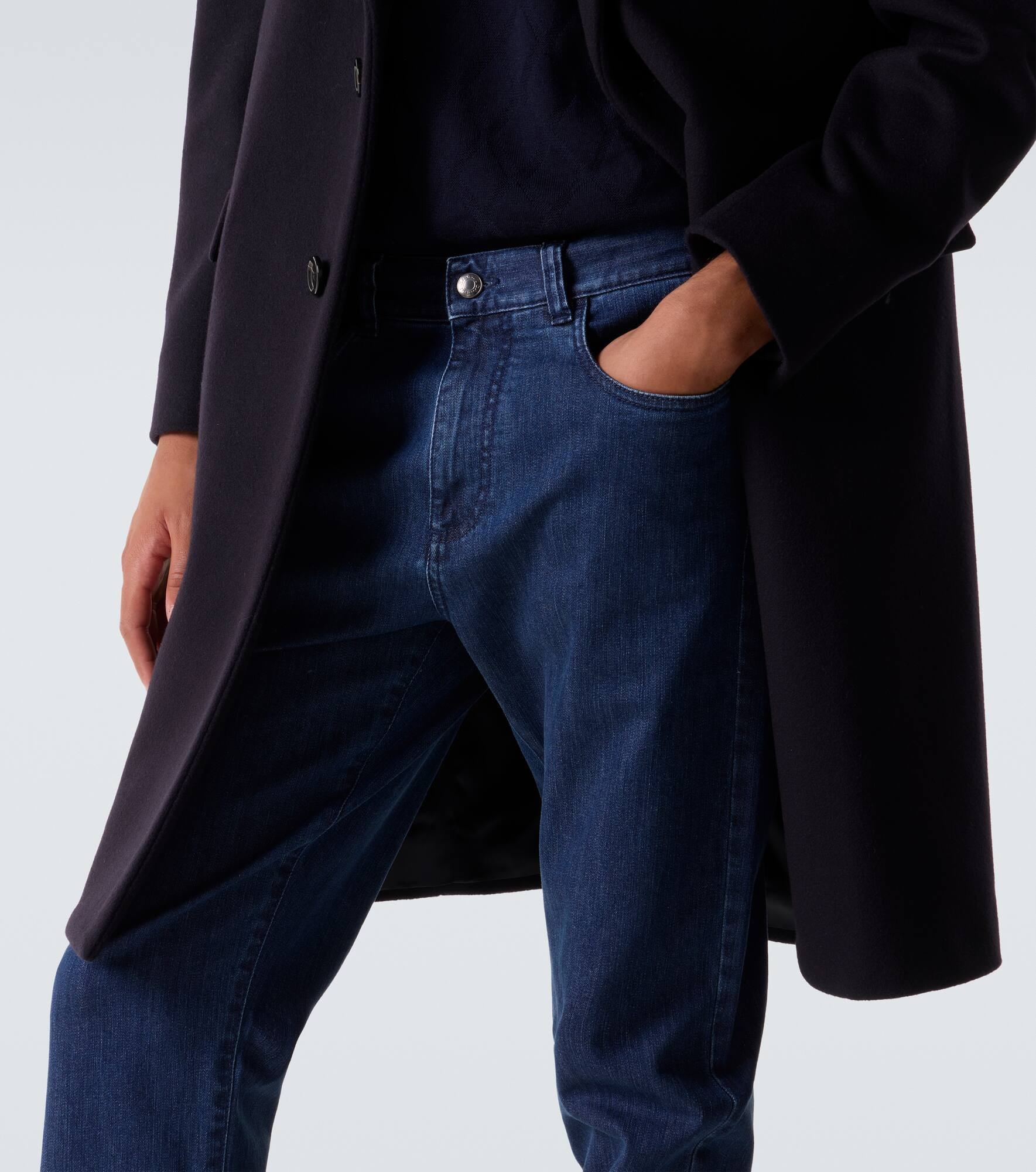 Mid-rise slim jeans - 5