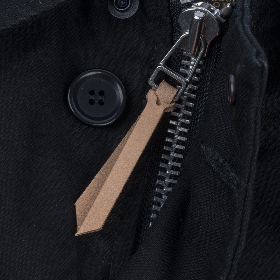 IHM-39-BLK Military Serge A2 Deck Jacket - Black - 18
