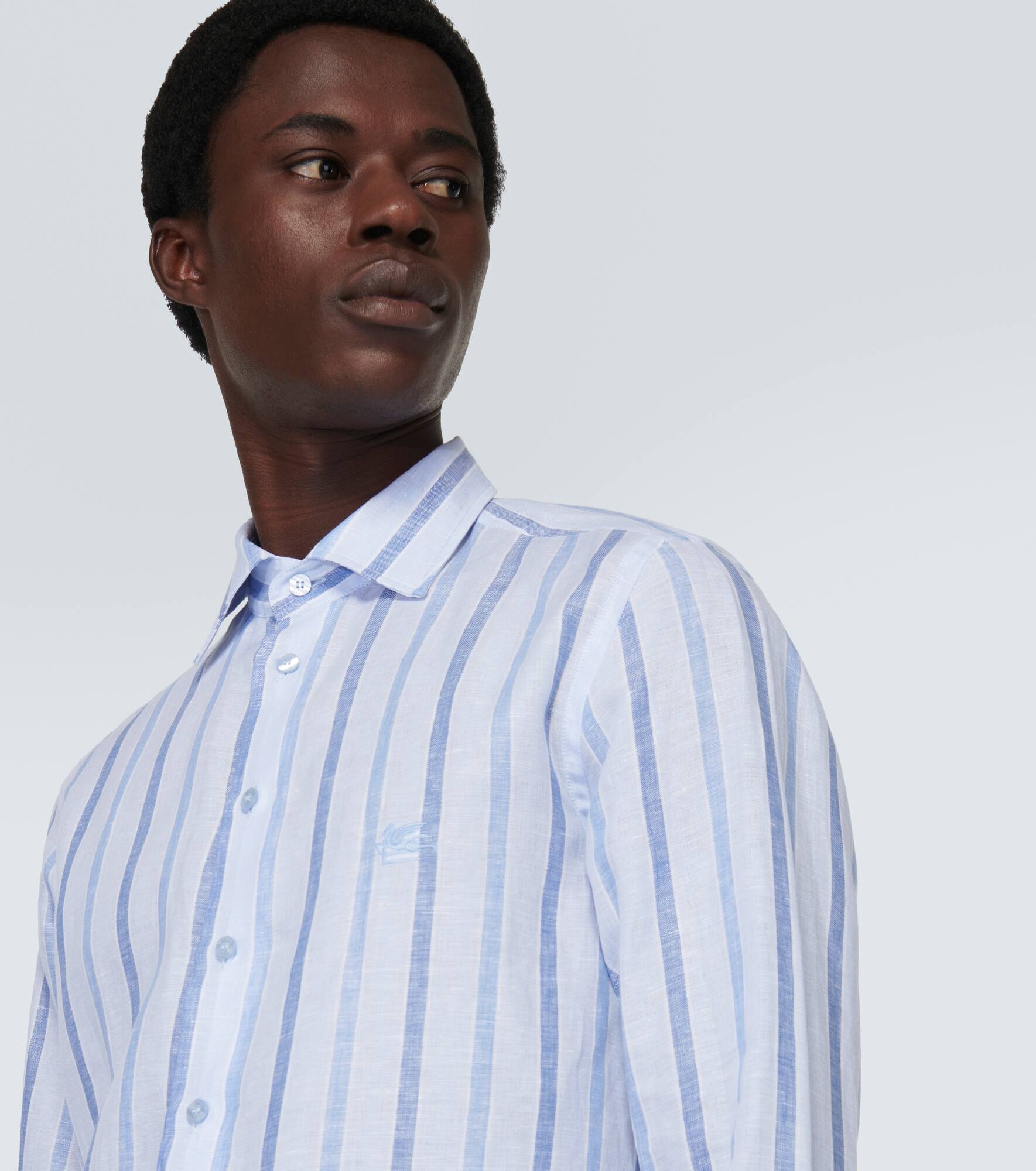 Striped linen shirt - 5