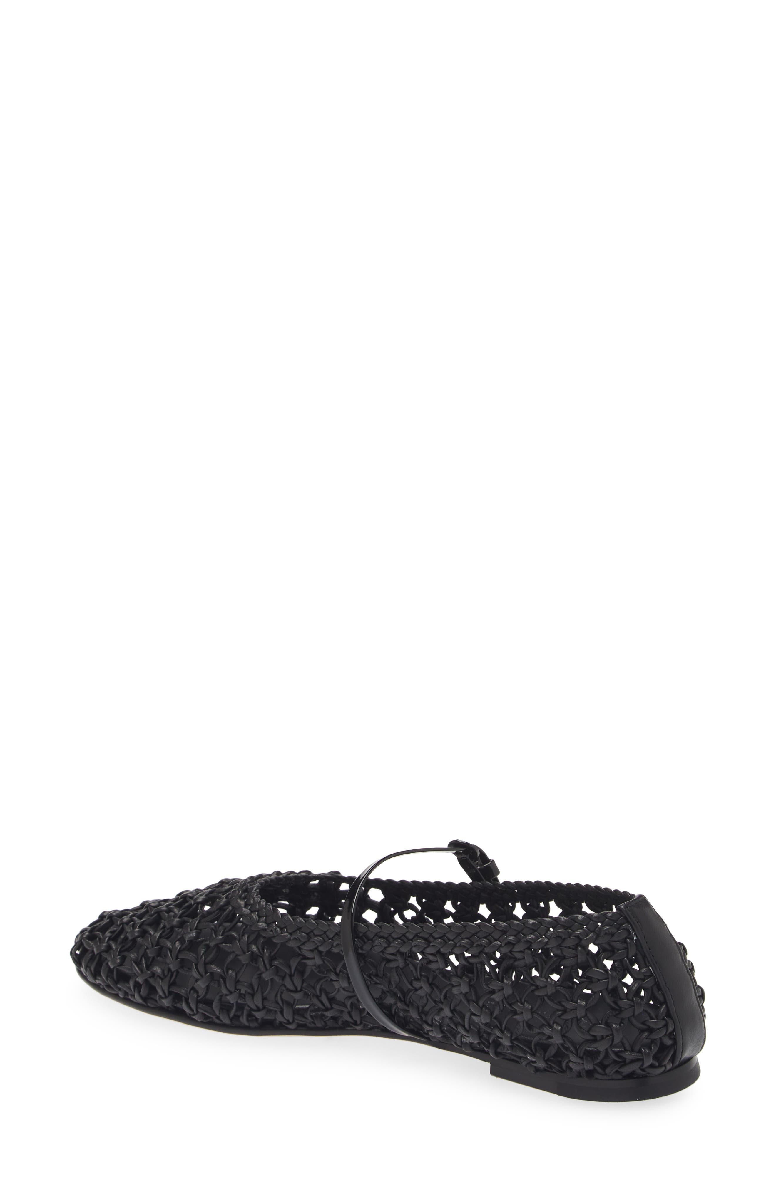 Dear Frances Balla Weave Mary Jane Flat in Black Weave at Nordstrom - 3