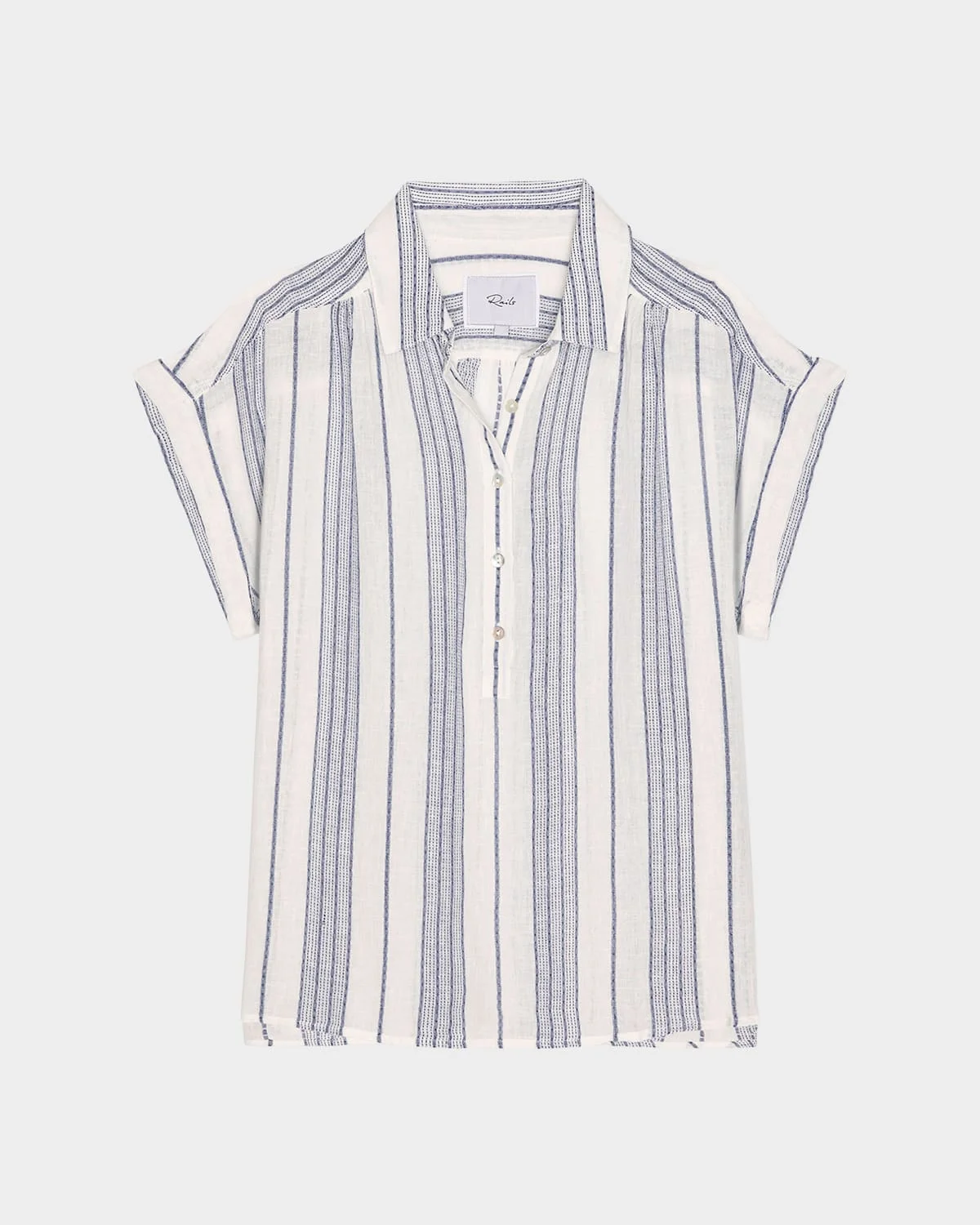 Tuscany Stripe Linen Top - 1
