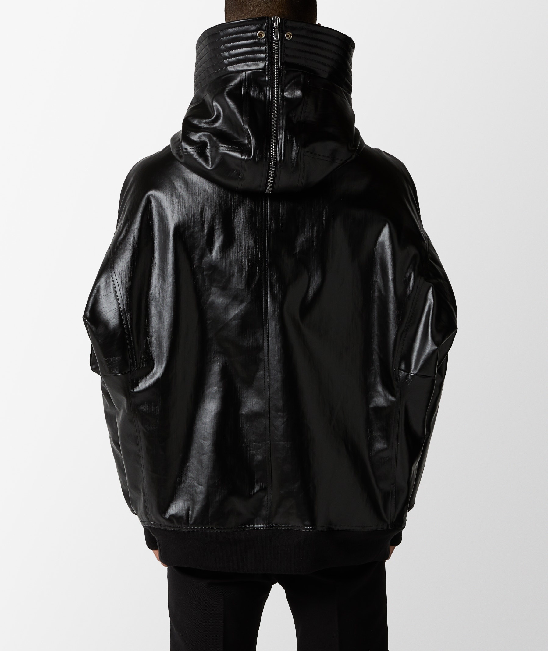 Rick Owens DRKSHDW Denim Padded Long Bomber Jacket Rick Owens DRKSHDW Denim Padded Long Bomber Jacket