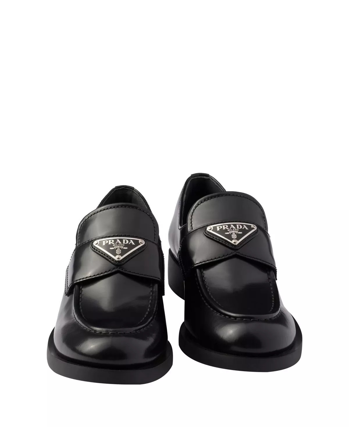 Women's Brushed Leather Loafers - 6