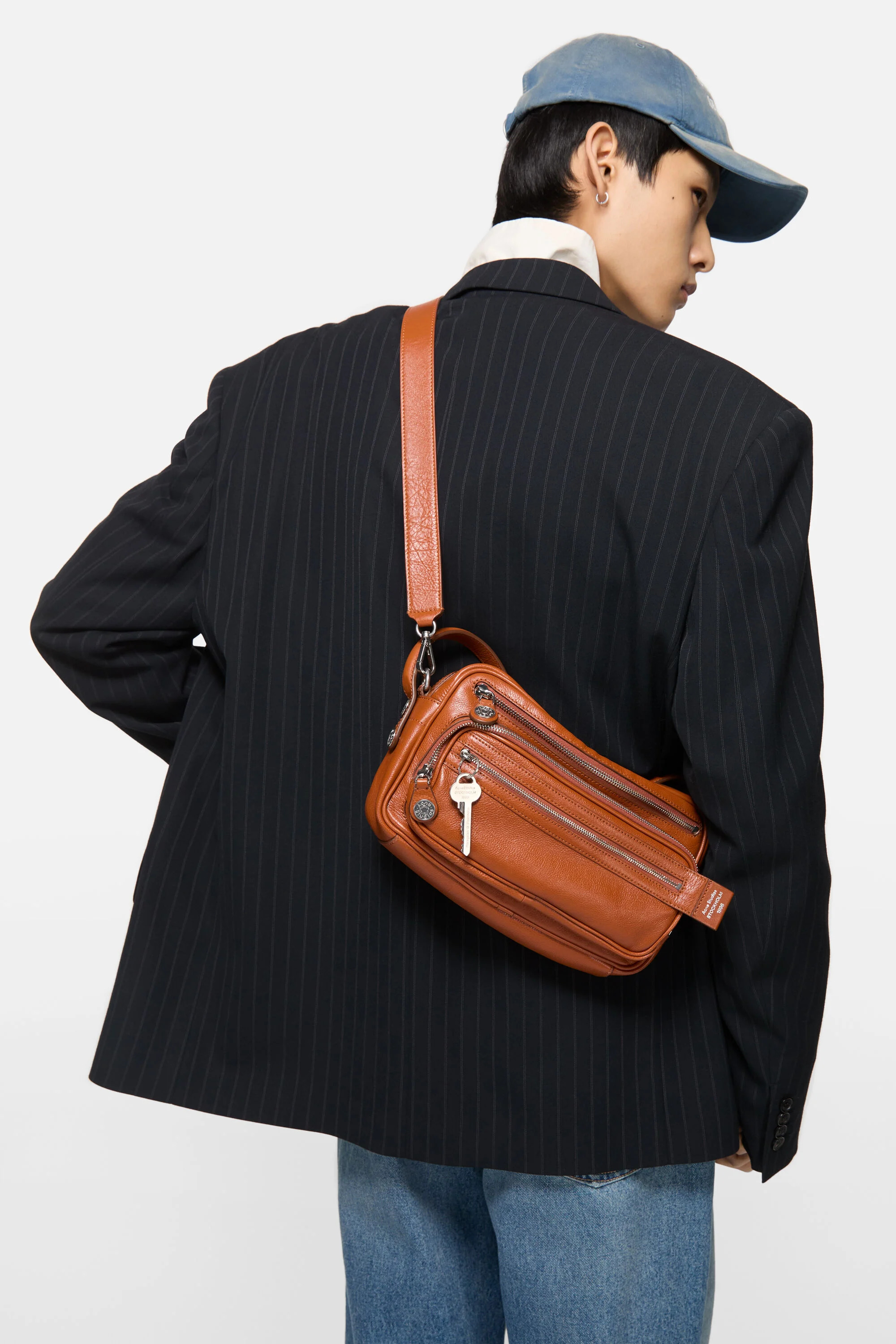 Camero Party shoulder bag - Cognac brown - 3