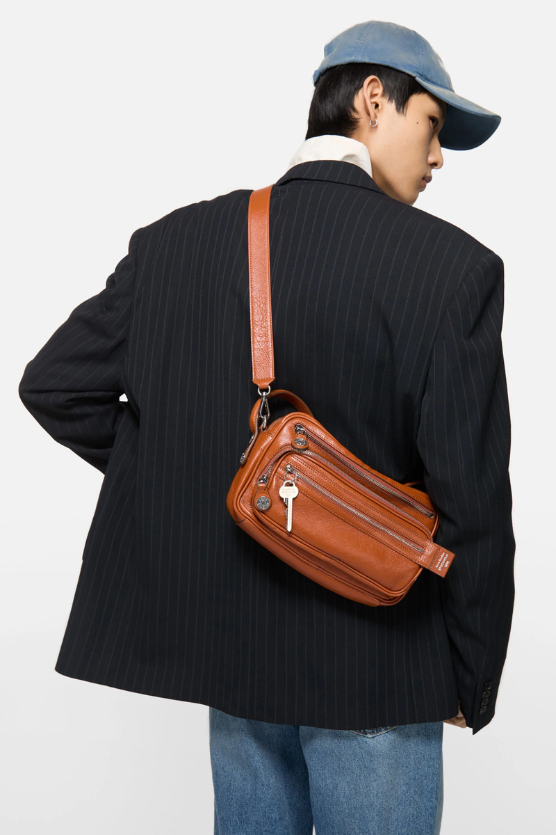 Camero Party shoulder bag - Cognac brown 3