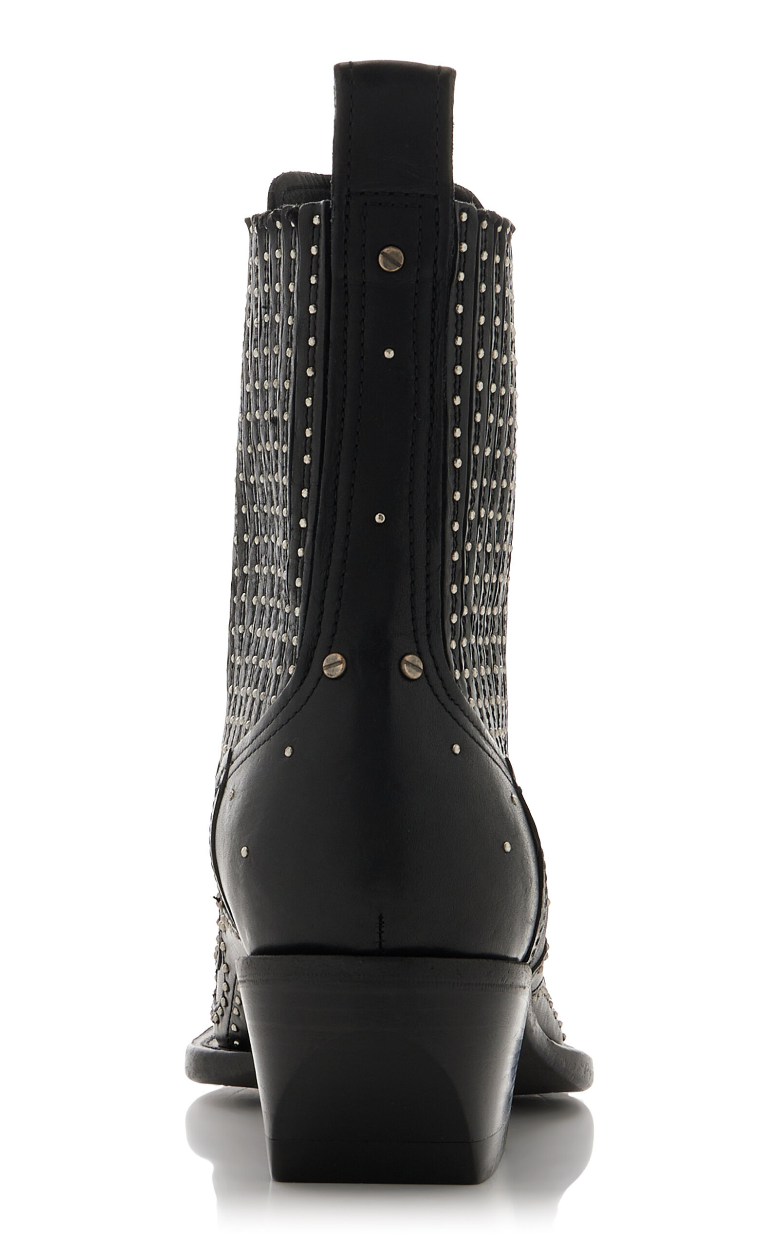 Debbie Beatles Studded Leather Boots black - 5