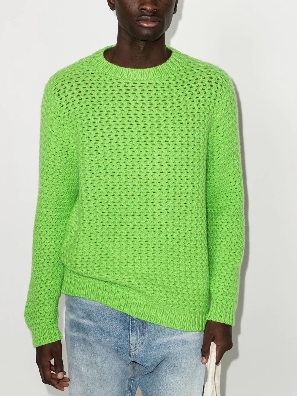 rope stitch cashmere jumper - 2