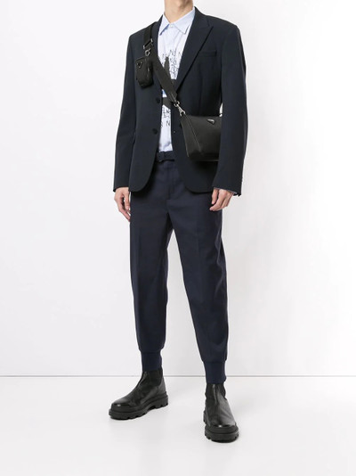 Neil Barrett belted tapered trousers outlook