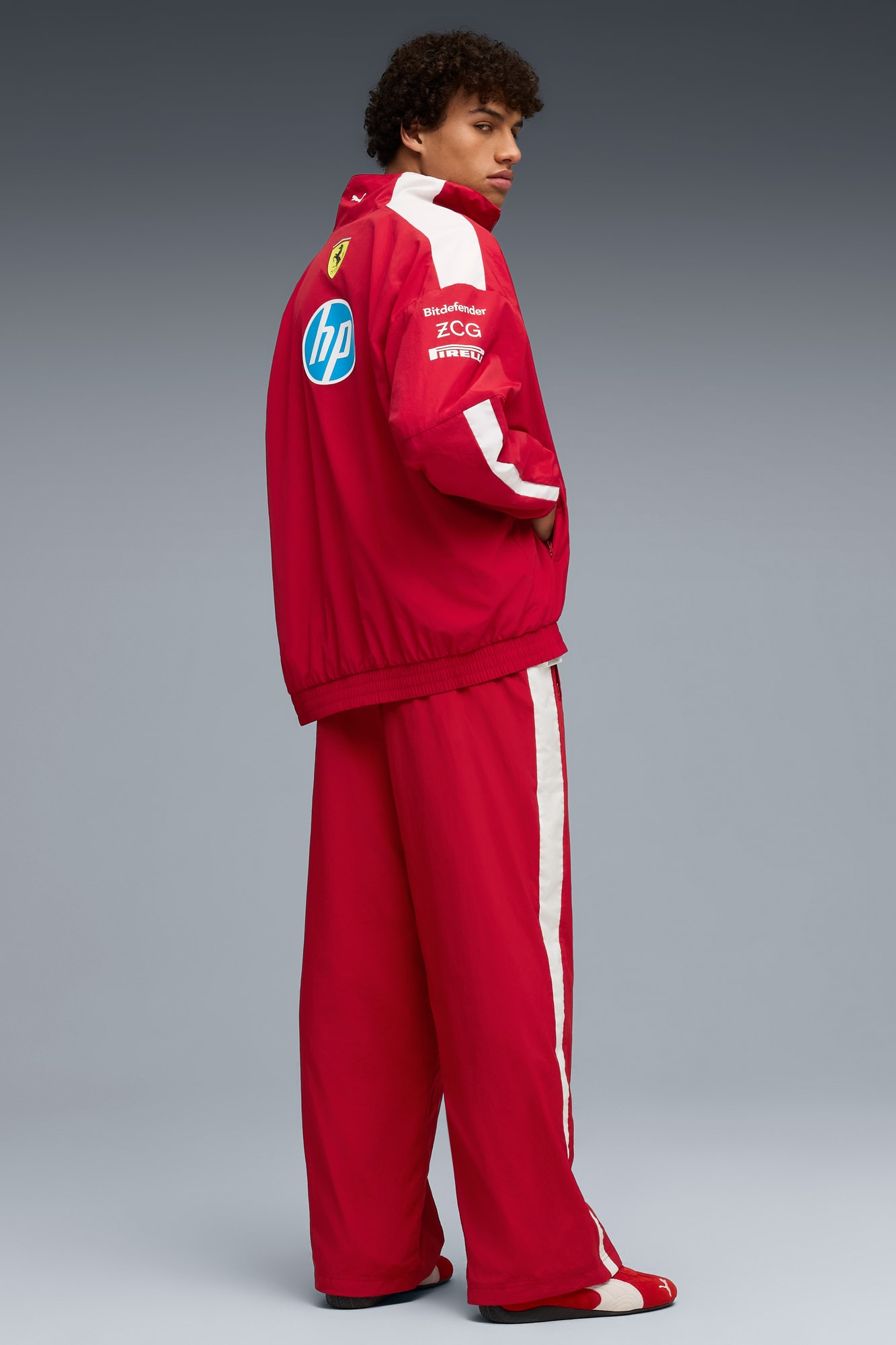 Scuderia Ferrari 2025 Drivers T7 Men's Oversized Pants - 5