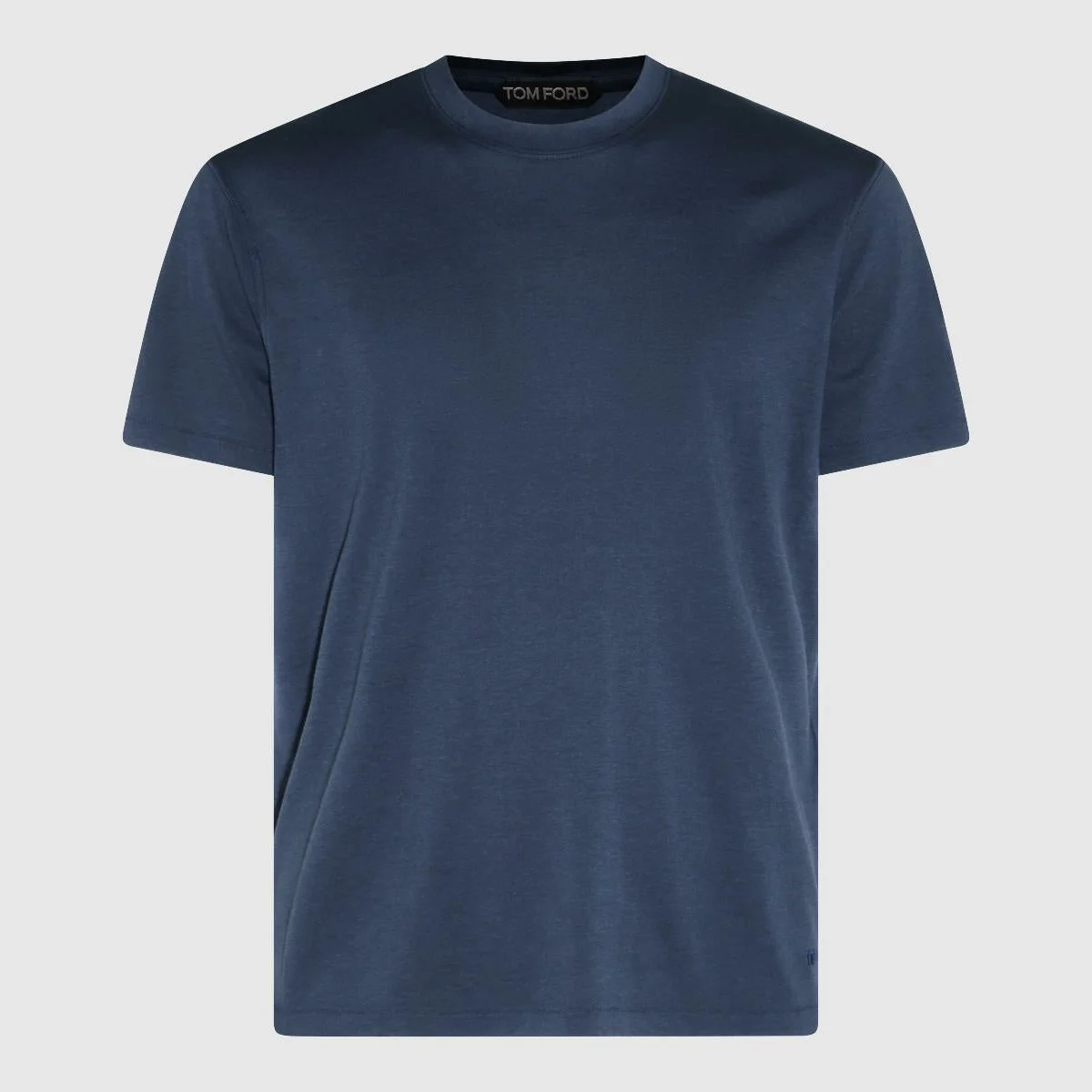 Tom Ford Navy Cotton T-Shirt - 1