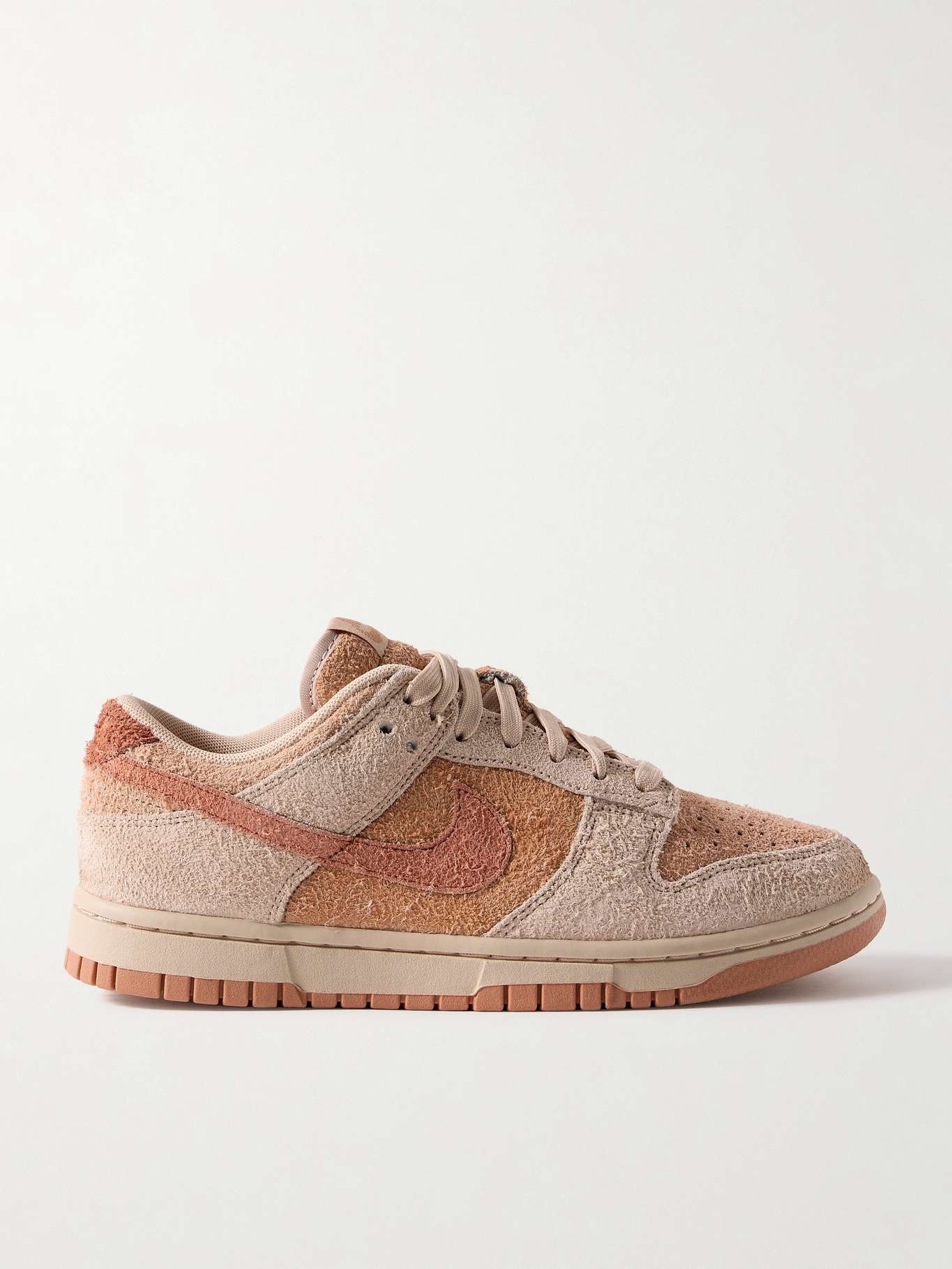 Dunk Low brushed-suede sneakers - 1