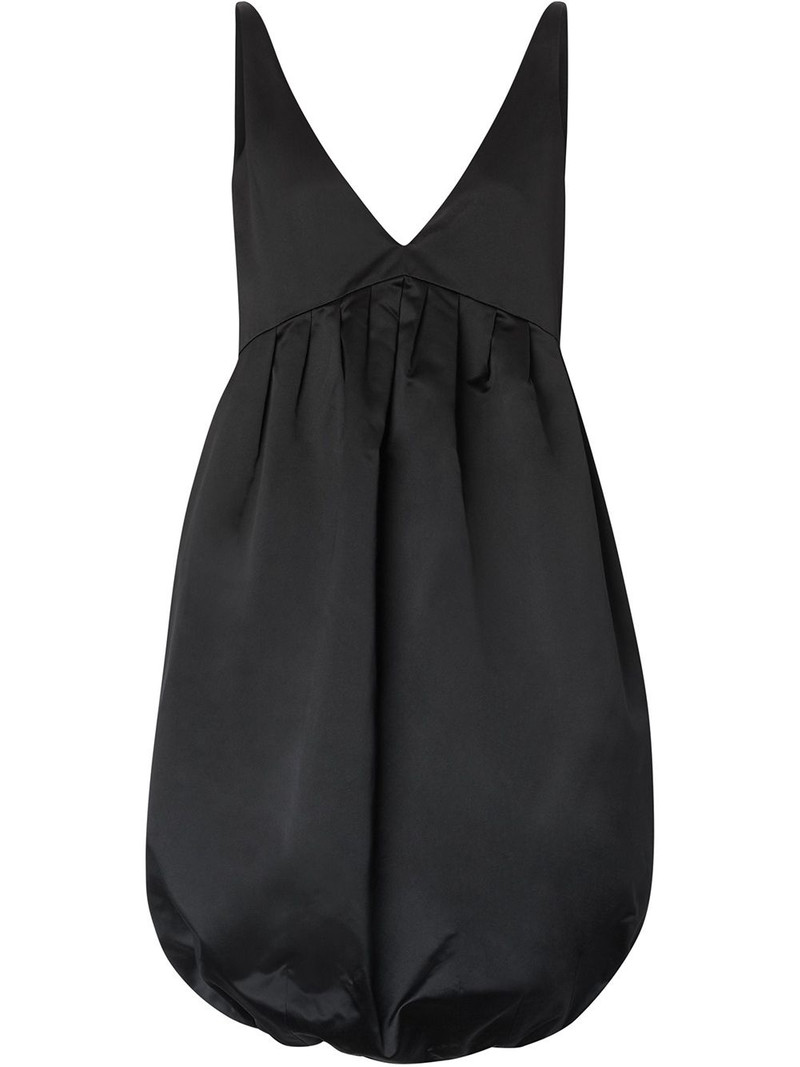 Duchess Satin Bubble Hem Dress 1