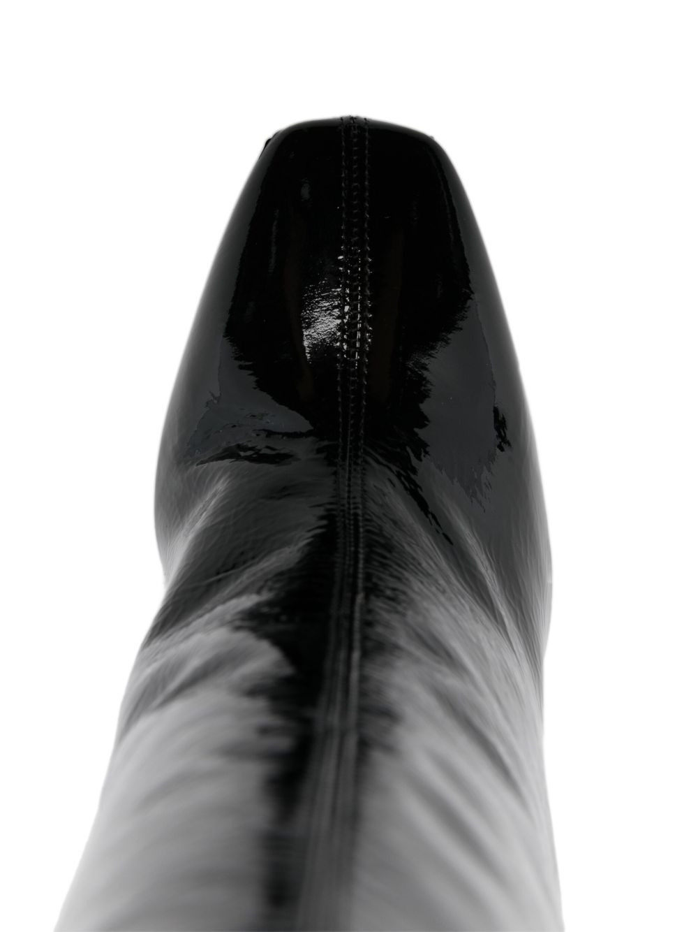 leather knee-length boots - 4