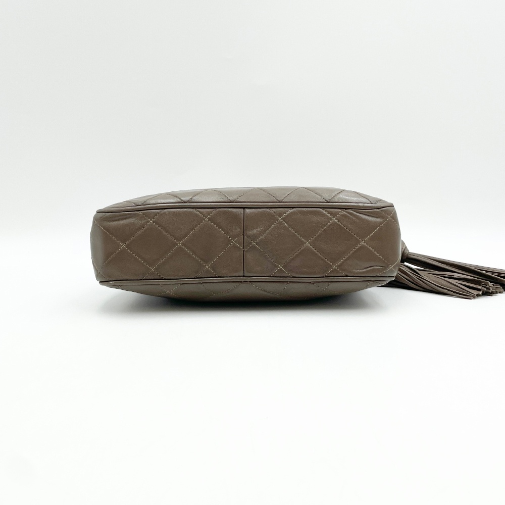 Chanel No.1 Brown Big CC Tassel Crossbody Bag - 6