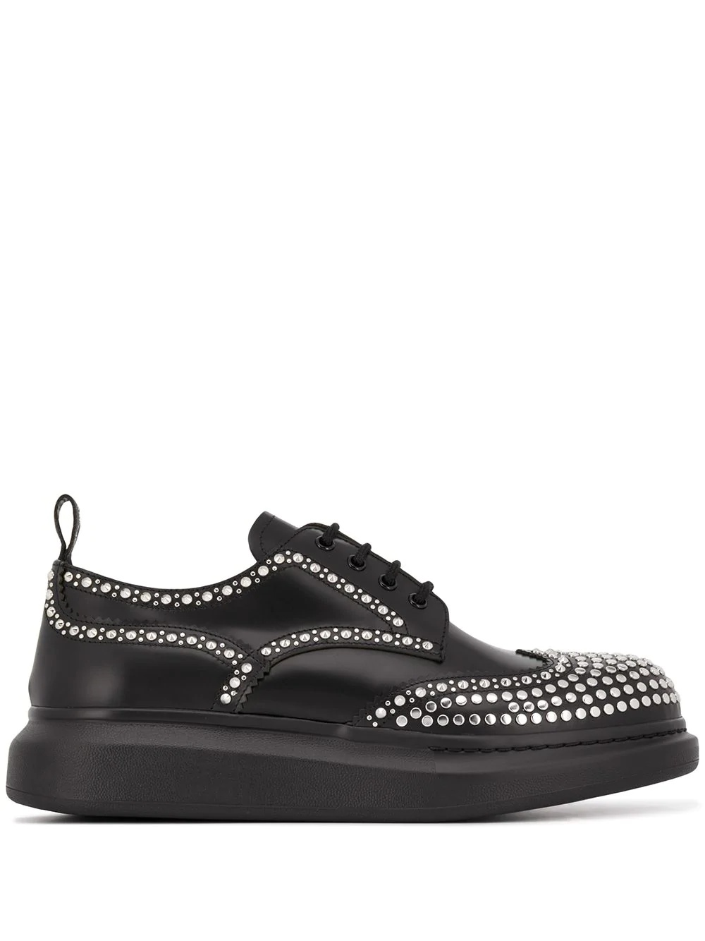 Hybrid stud-embellished Derby shoes - 1