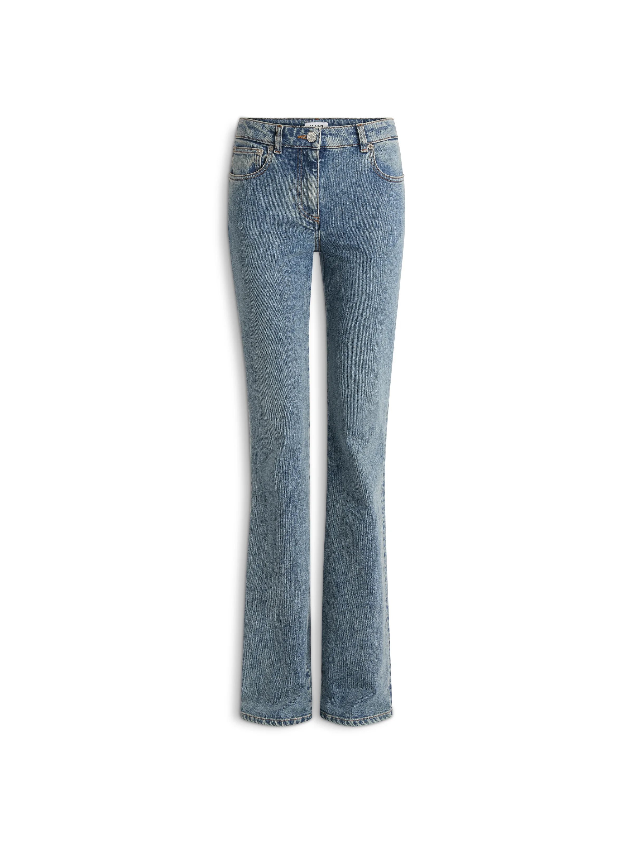 Bootcut faded denim jeans - 1