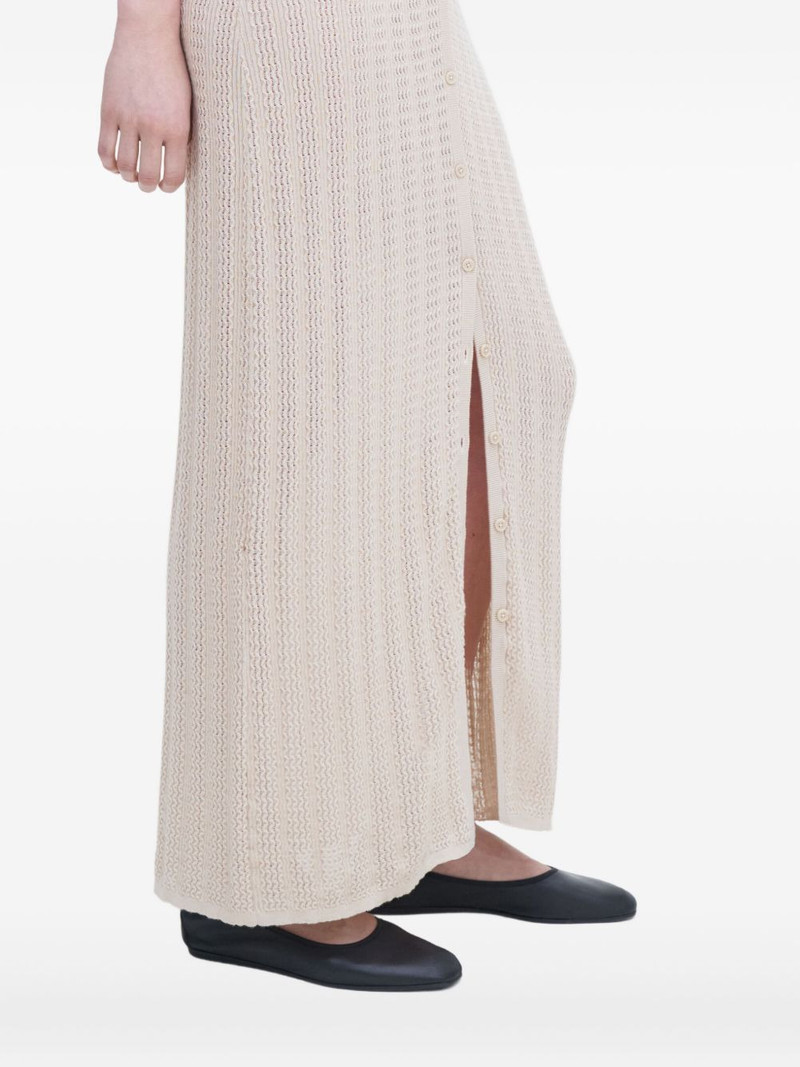 V-neck button-fastening maxi dress 5