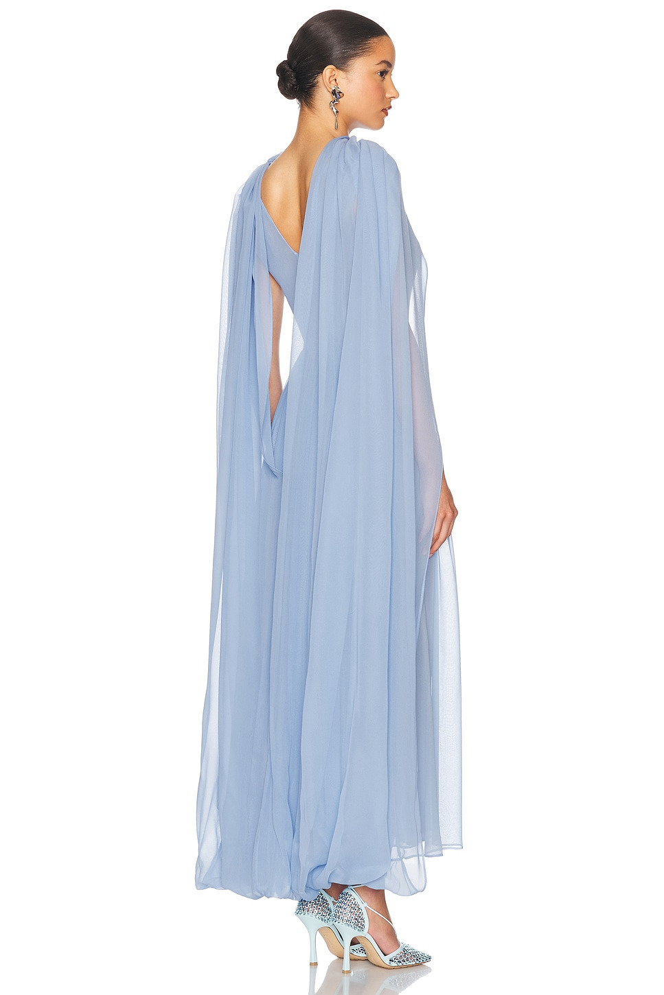 The Sabine Dress in Silk Chiffon - 5