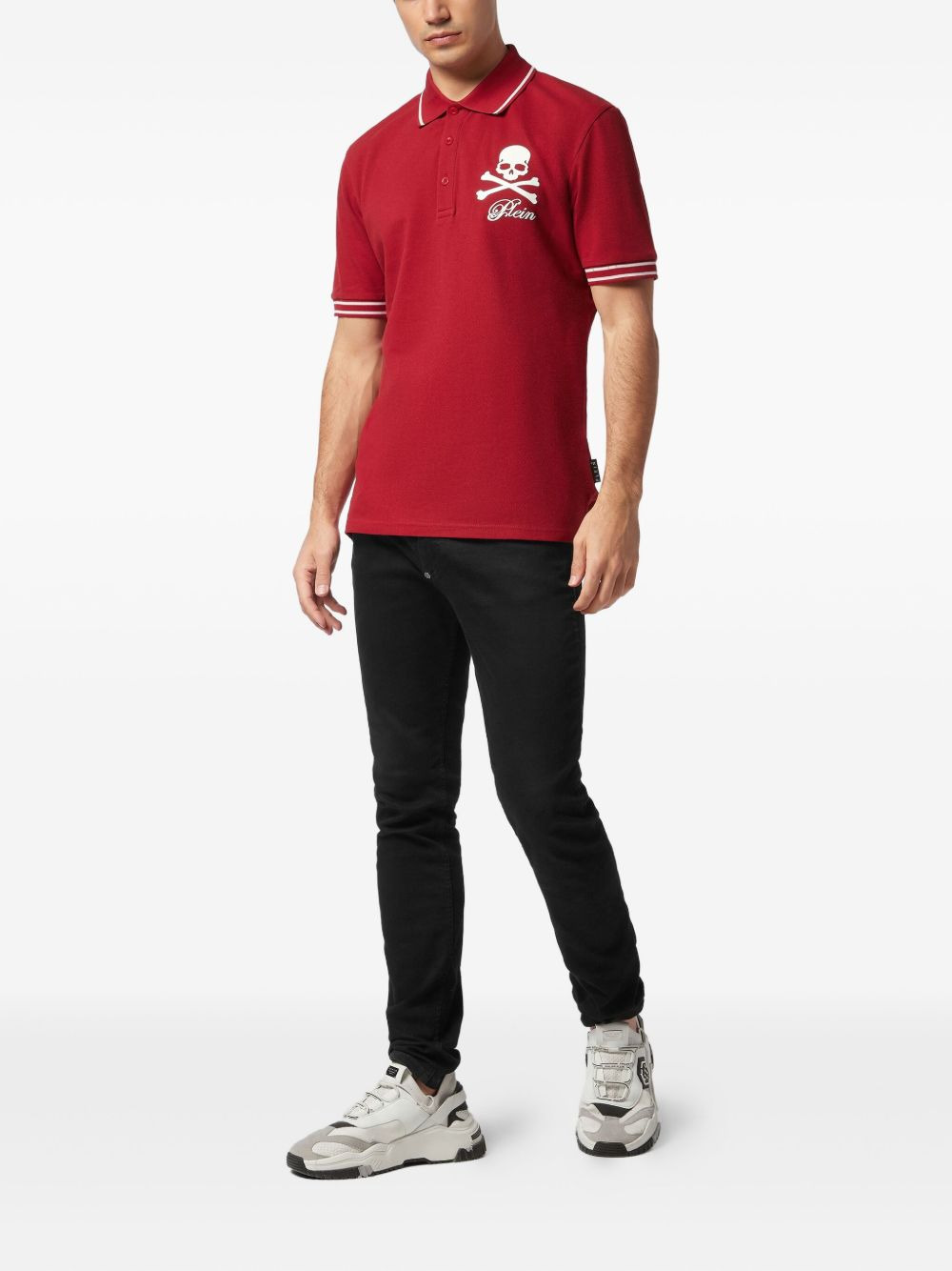 skull-and-bones polo shirt - 2