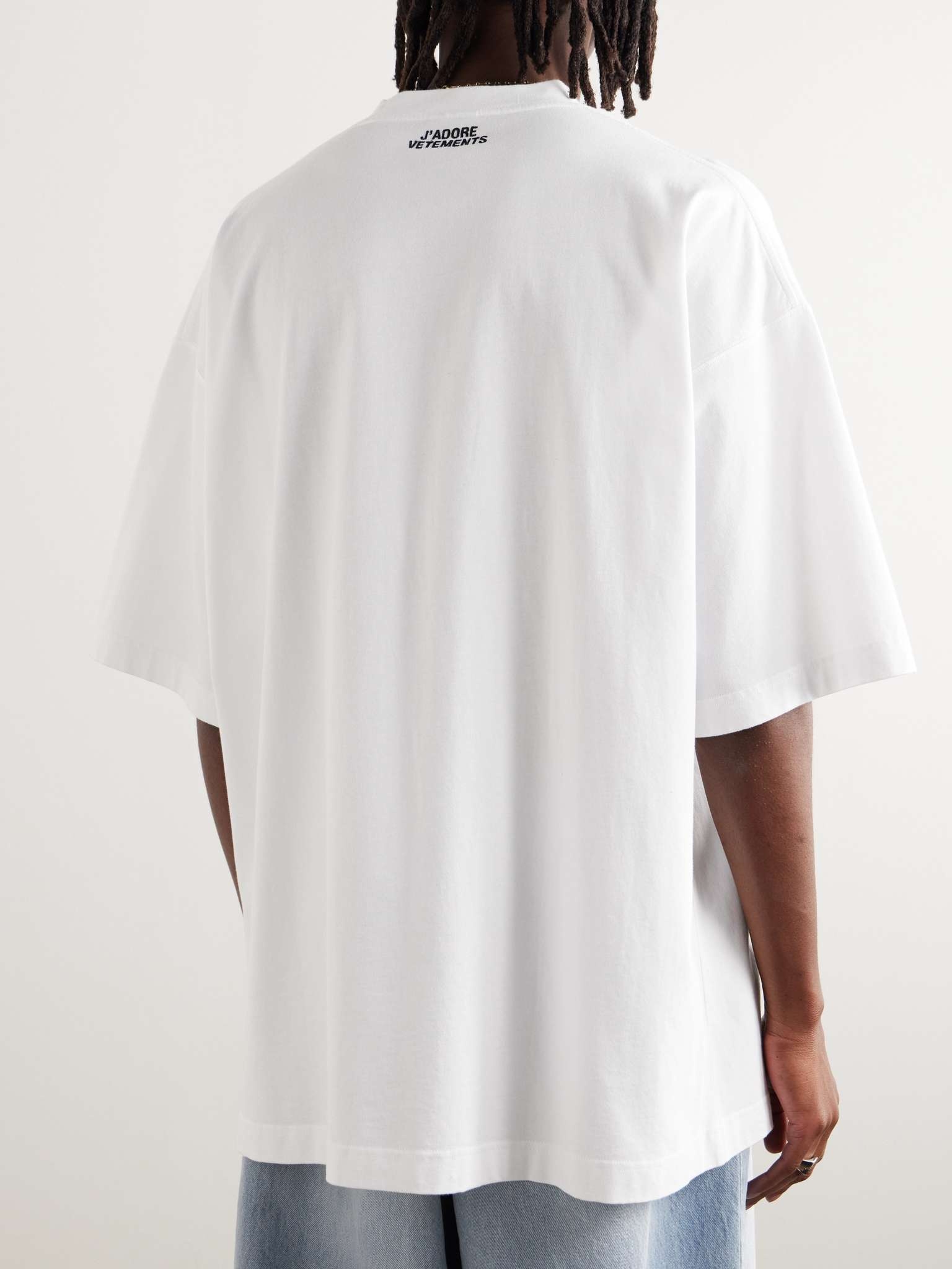 Printed Cotton-Jersey T-Shirt - 4