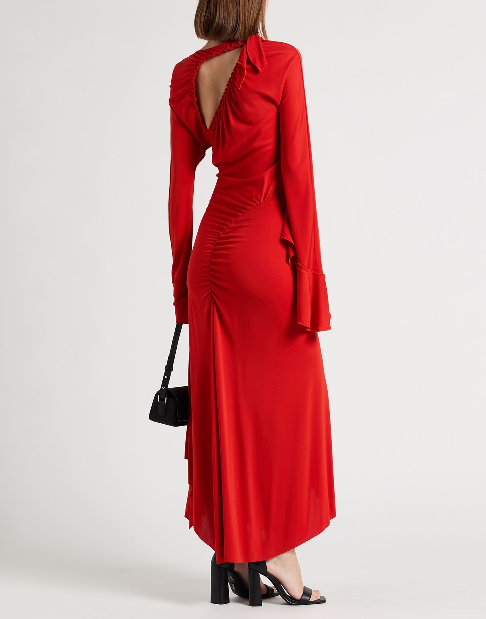 Tomato red Women's Long Dress - 3