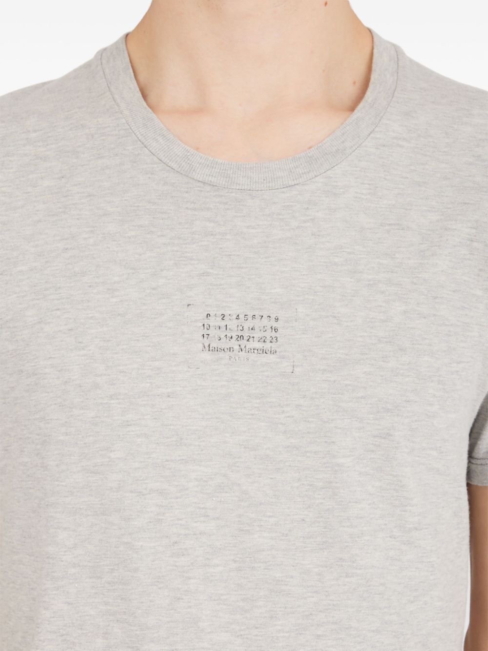 numbers-motif T-shirt - 7