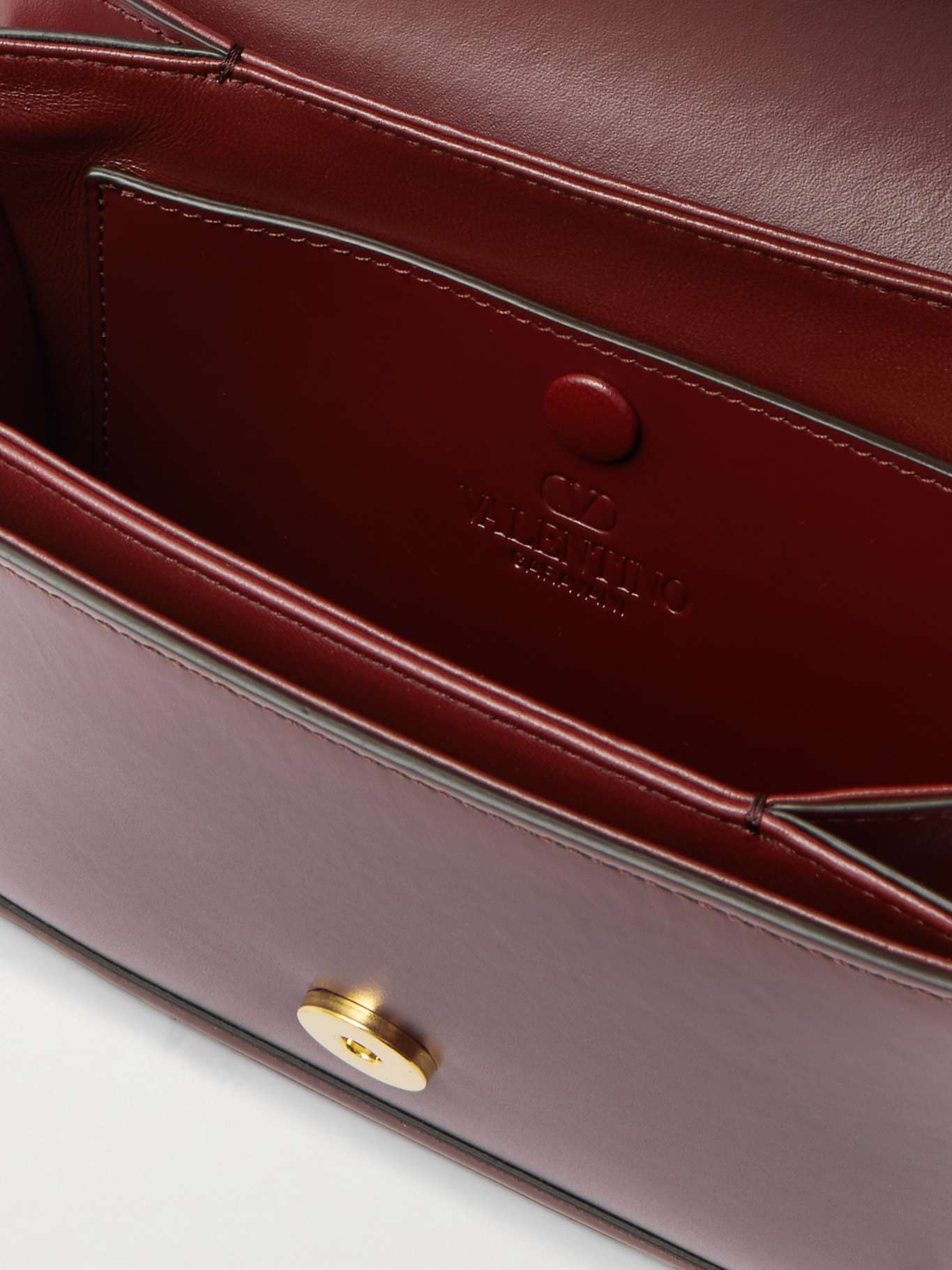 9to5 small leather shoulder bag Brick - 5