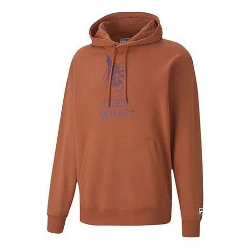 PUMA 시내 그래픽 Hoodie 'Brown'599303-26 - 1