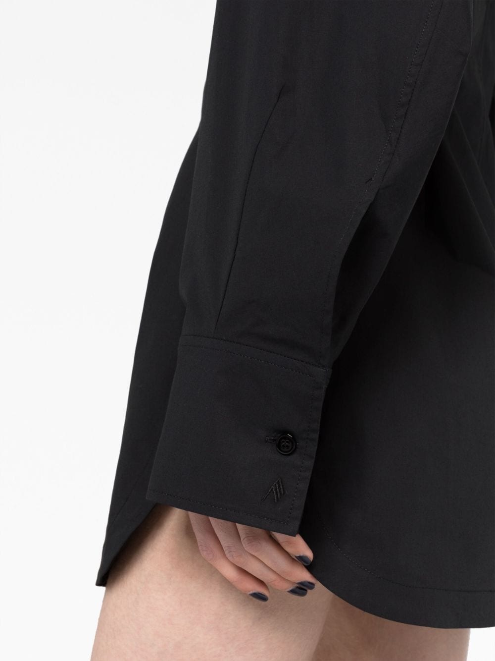 cut-out bustier shirtdress - 3