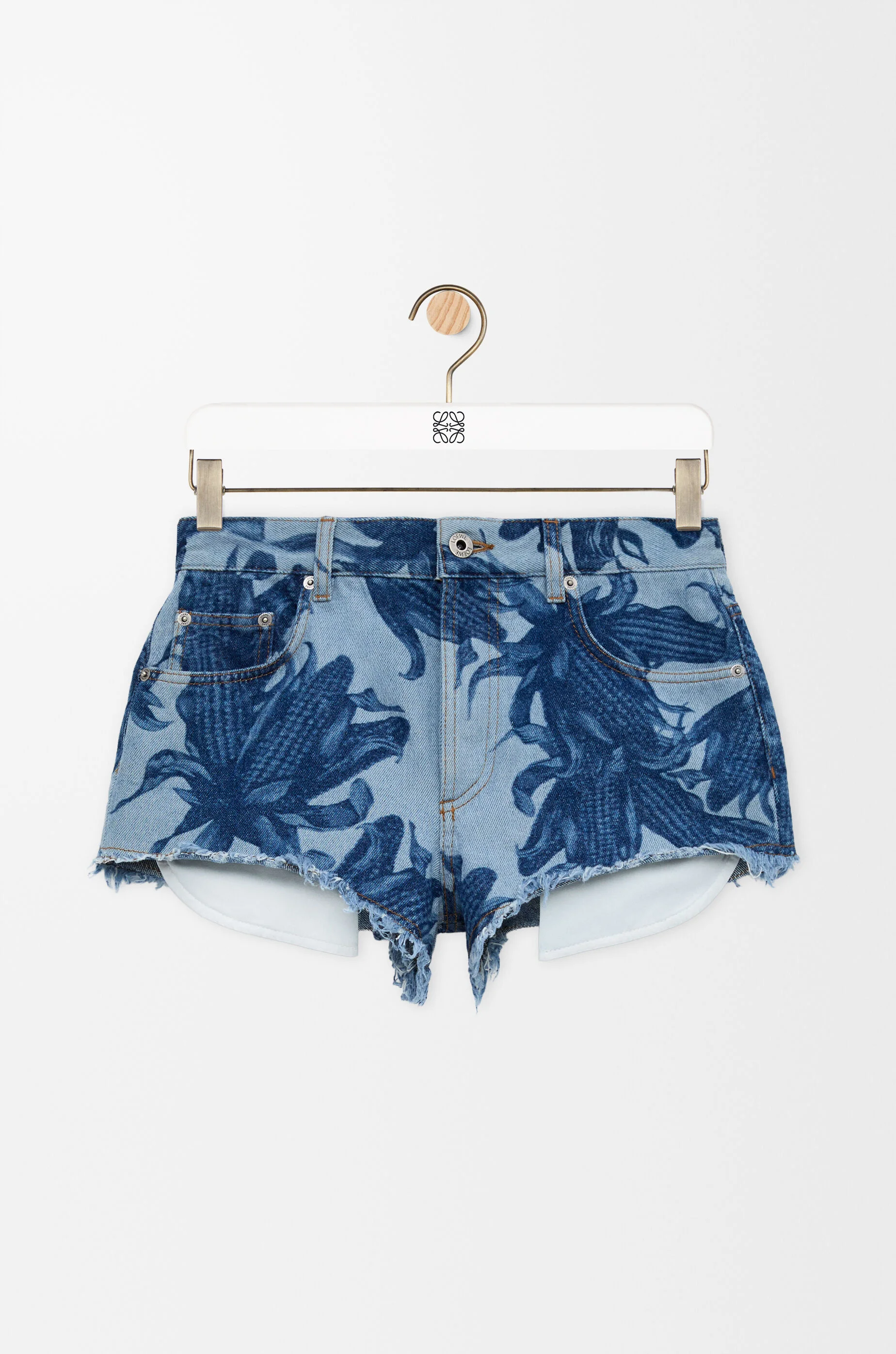 Shorts in denim - 1