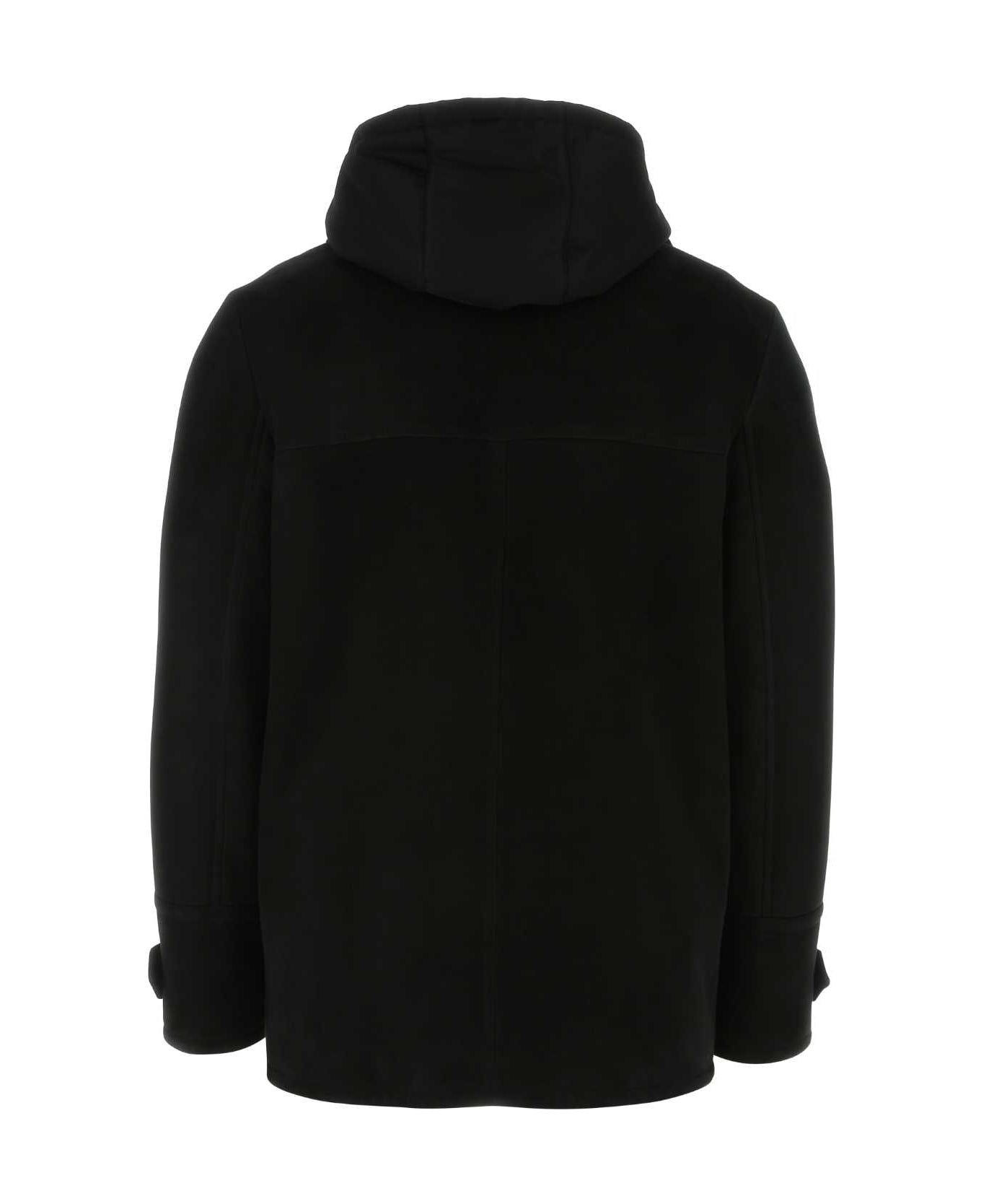 Prada Black Shearling Jacket | italist | REVERSIBLE