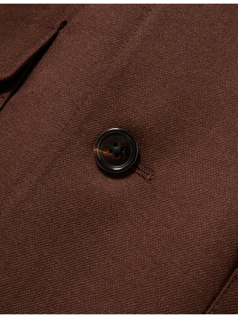 Notch-Lapel Virgin-Wool and Cashmere-Blend Overshirt 7