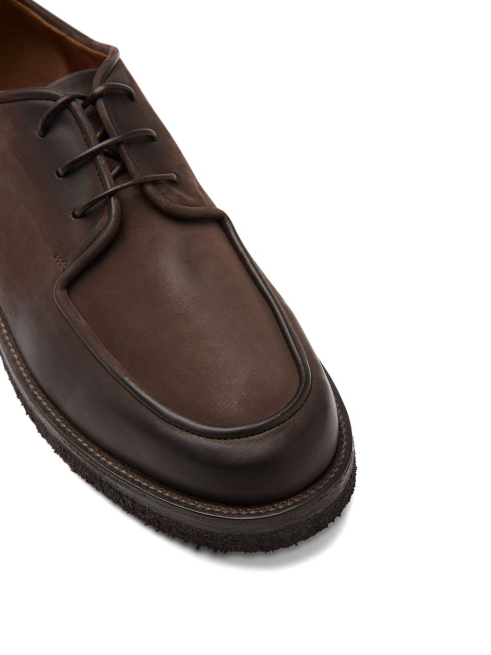 leather derby shoes - 3