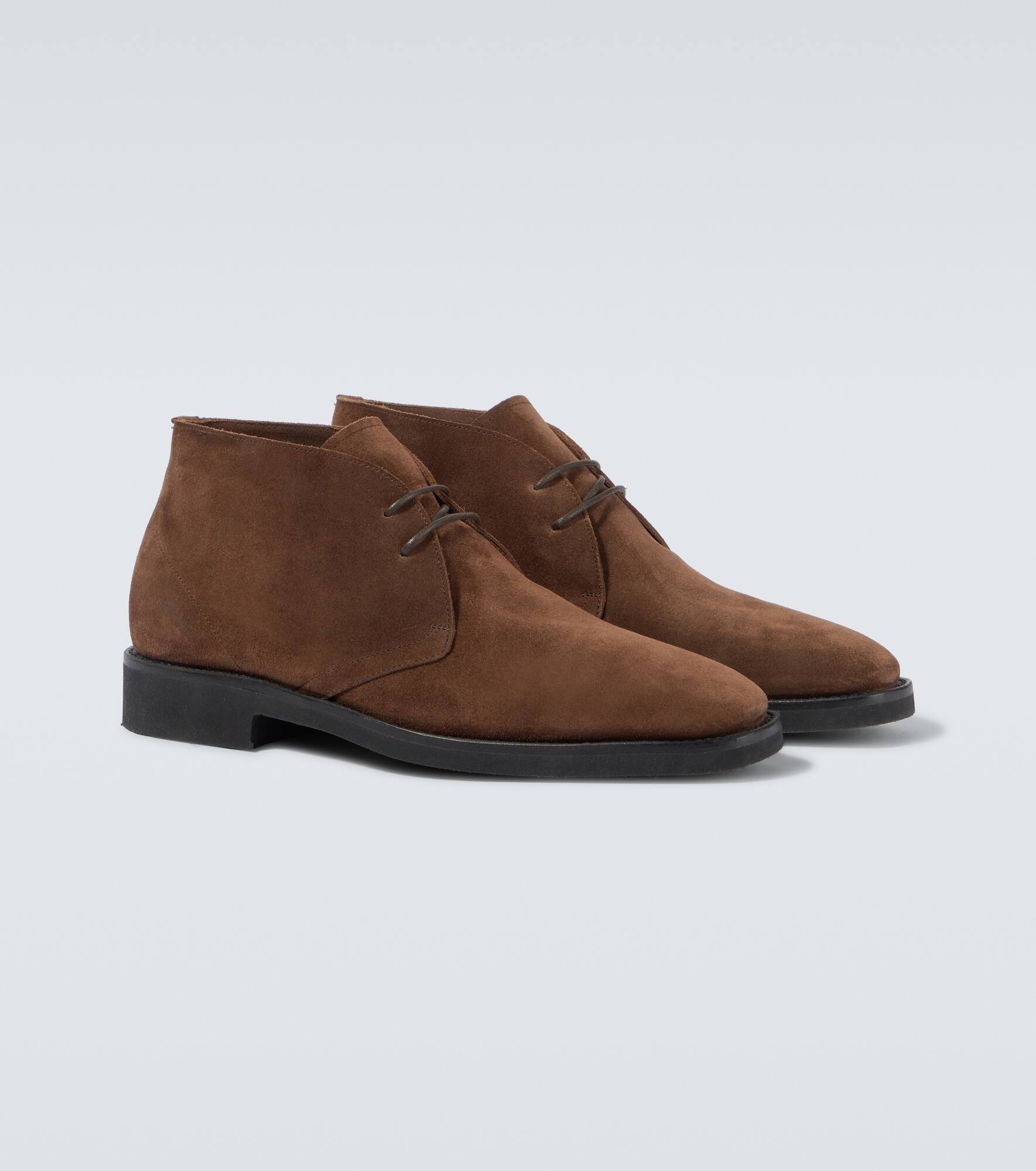 Suede desert boots - 5
