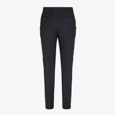 FENDI Black wool pants outlook