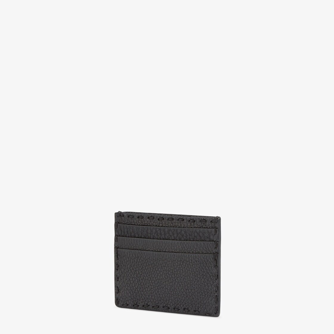 Selleria 6-slot card holder in black - 2