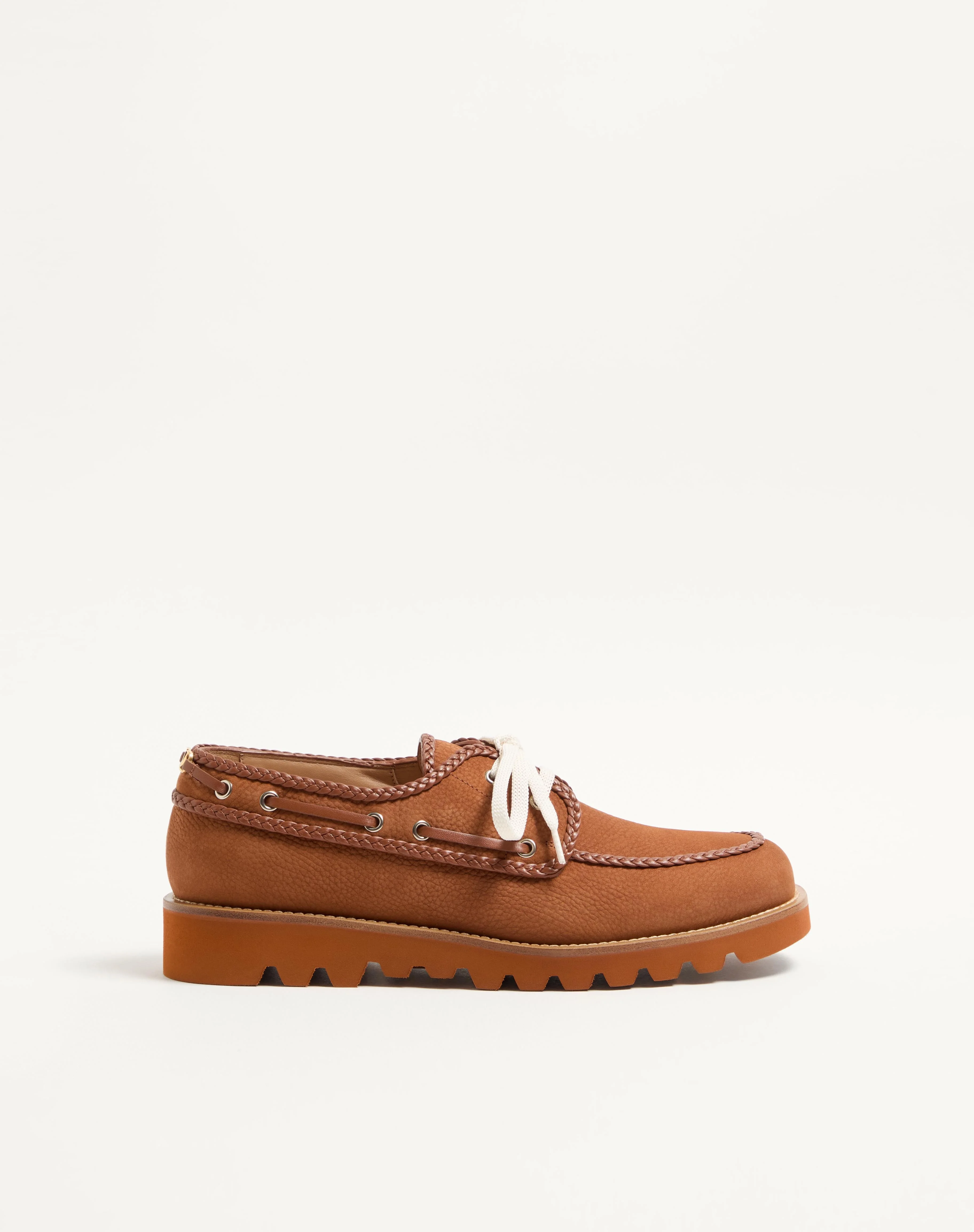 PALM AVENUE DEERSKIN SUEDE BOAT SHOE - 1