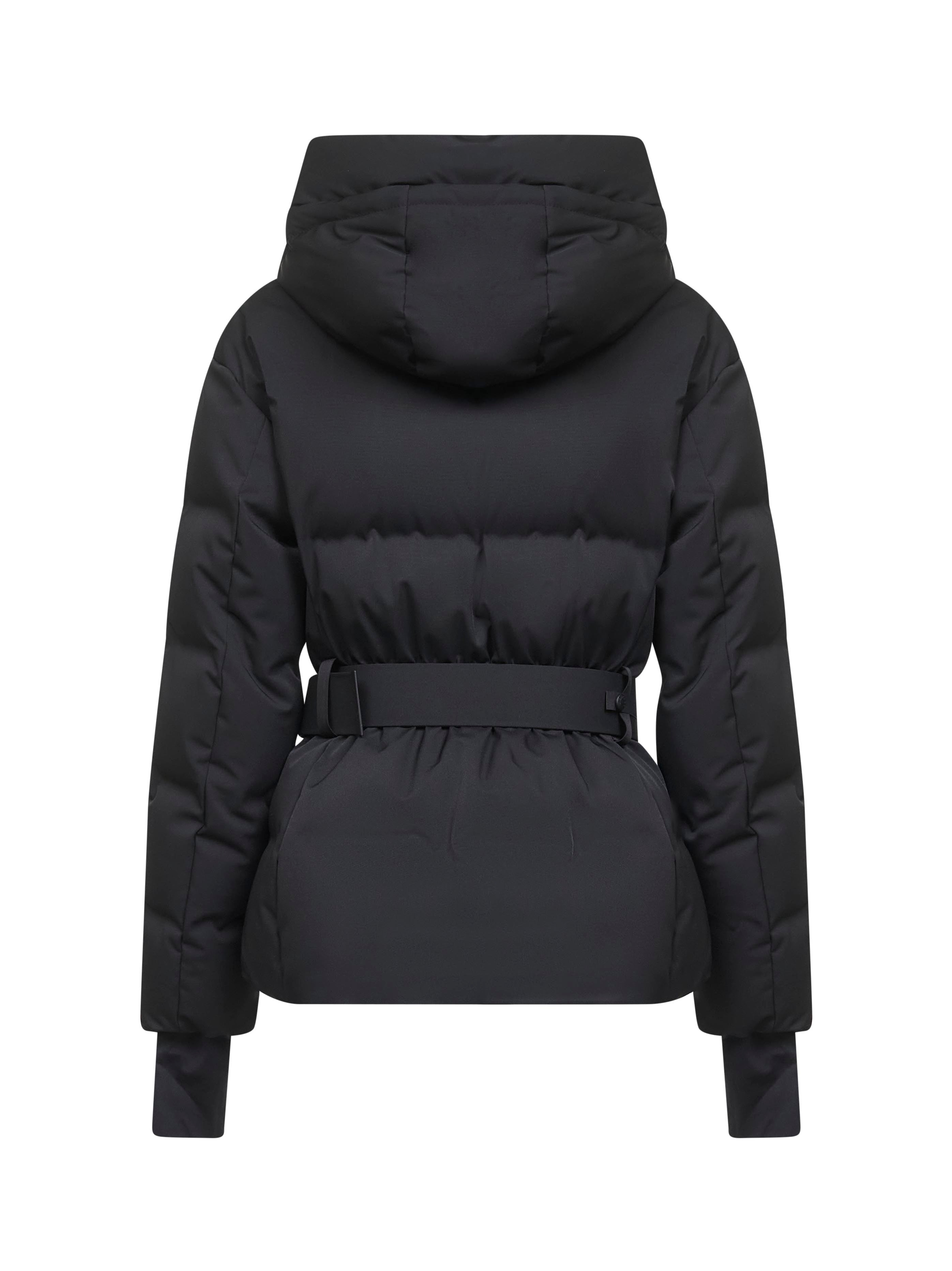 Black Tolima hooded ski down jacket - 2