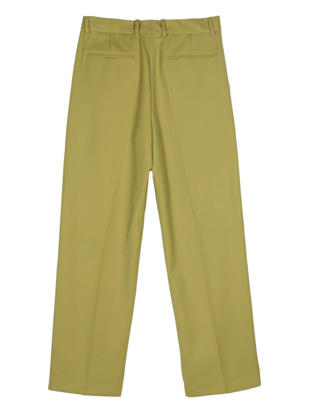 pleat-detail wool trousers - 2