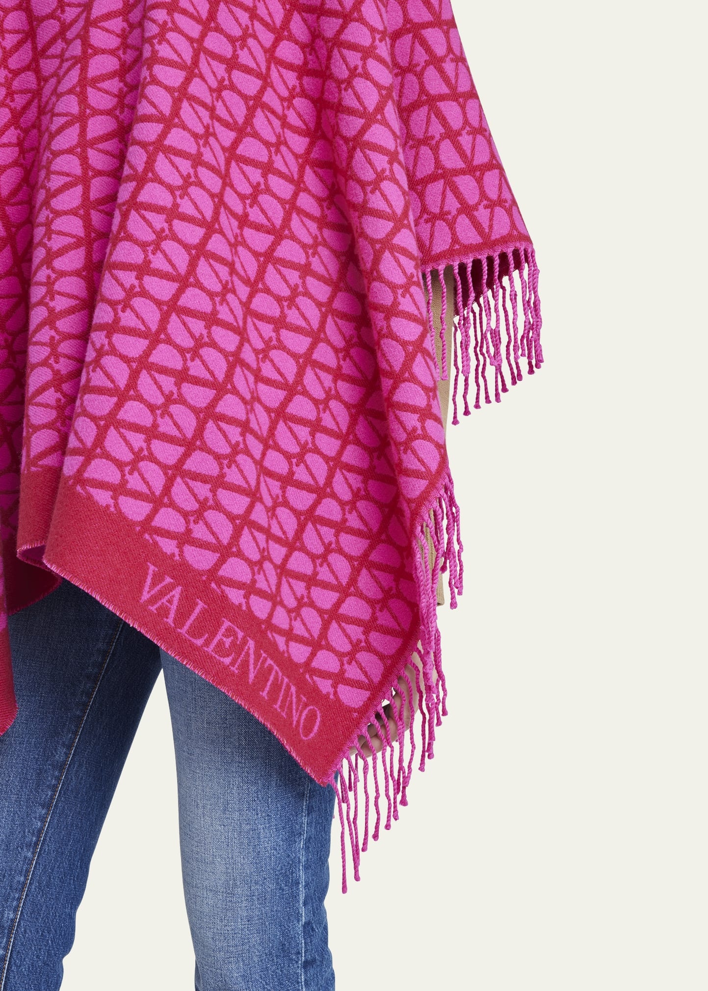 Toile Iconographe Cashmere-Blend Poncho 5