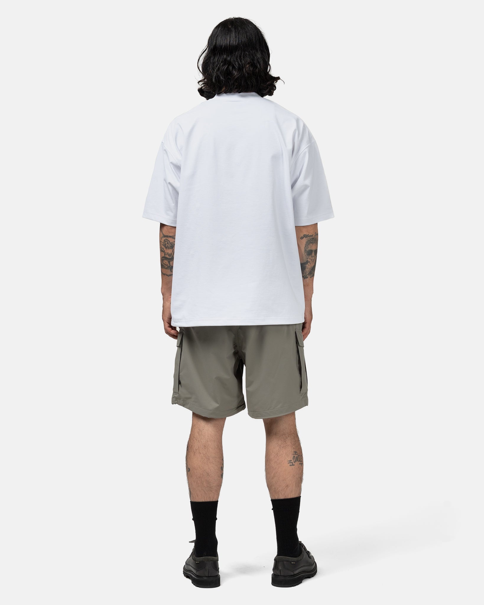 Tech Drawstring S/S Tee White - 3