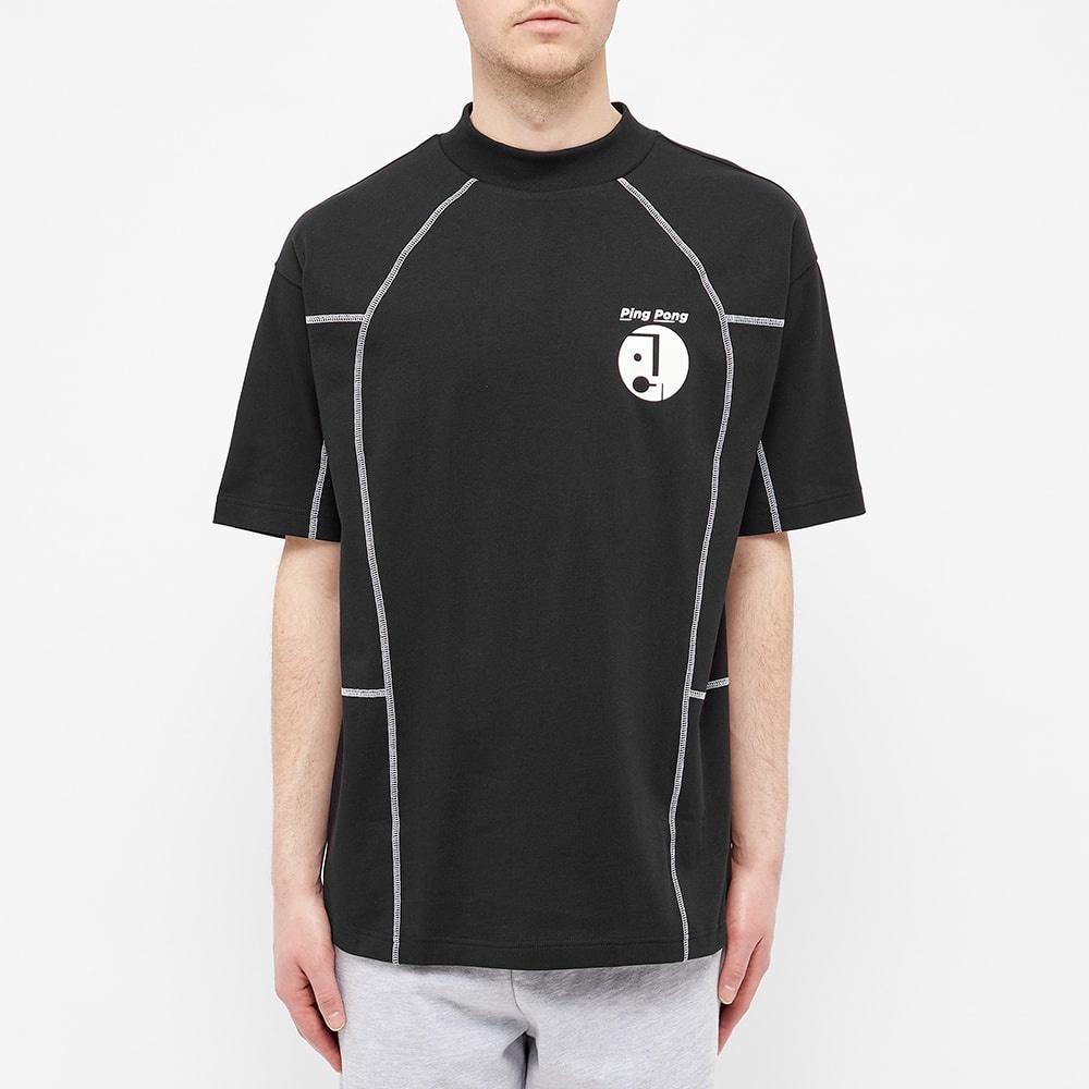 Li-Ning Mock Neck Tee - 4