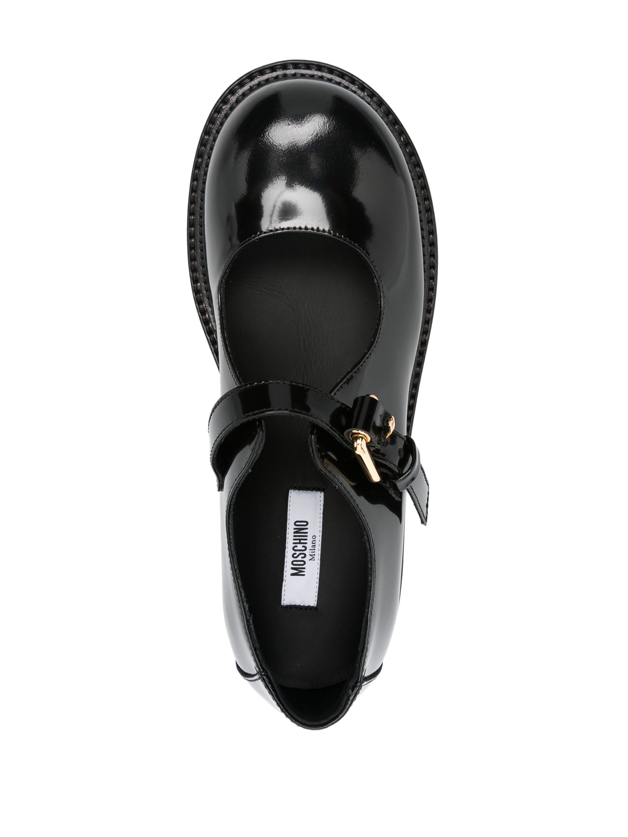 Leather Mary Jane Flats - 3
