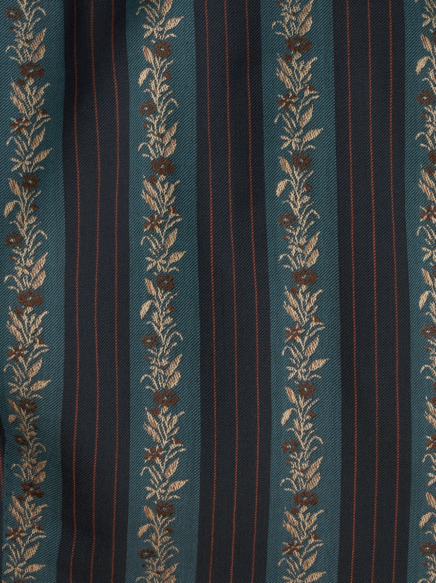 STRIPED DOUBLE-BREASTED JACQUARD JACKET - 6